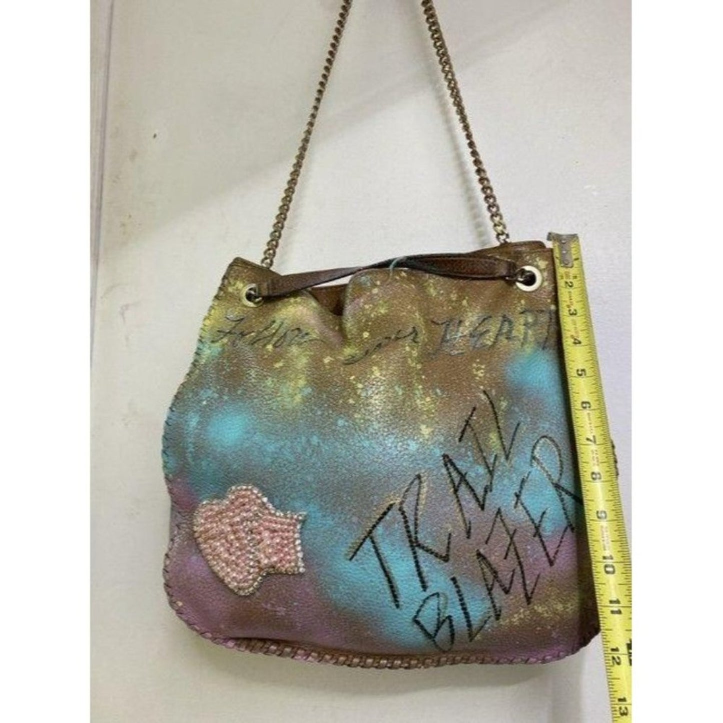 michael kors graffiti customized with multicolor s