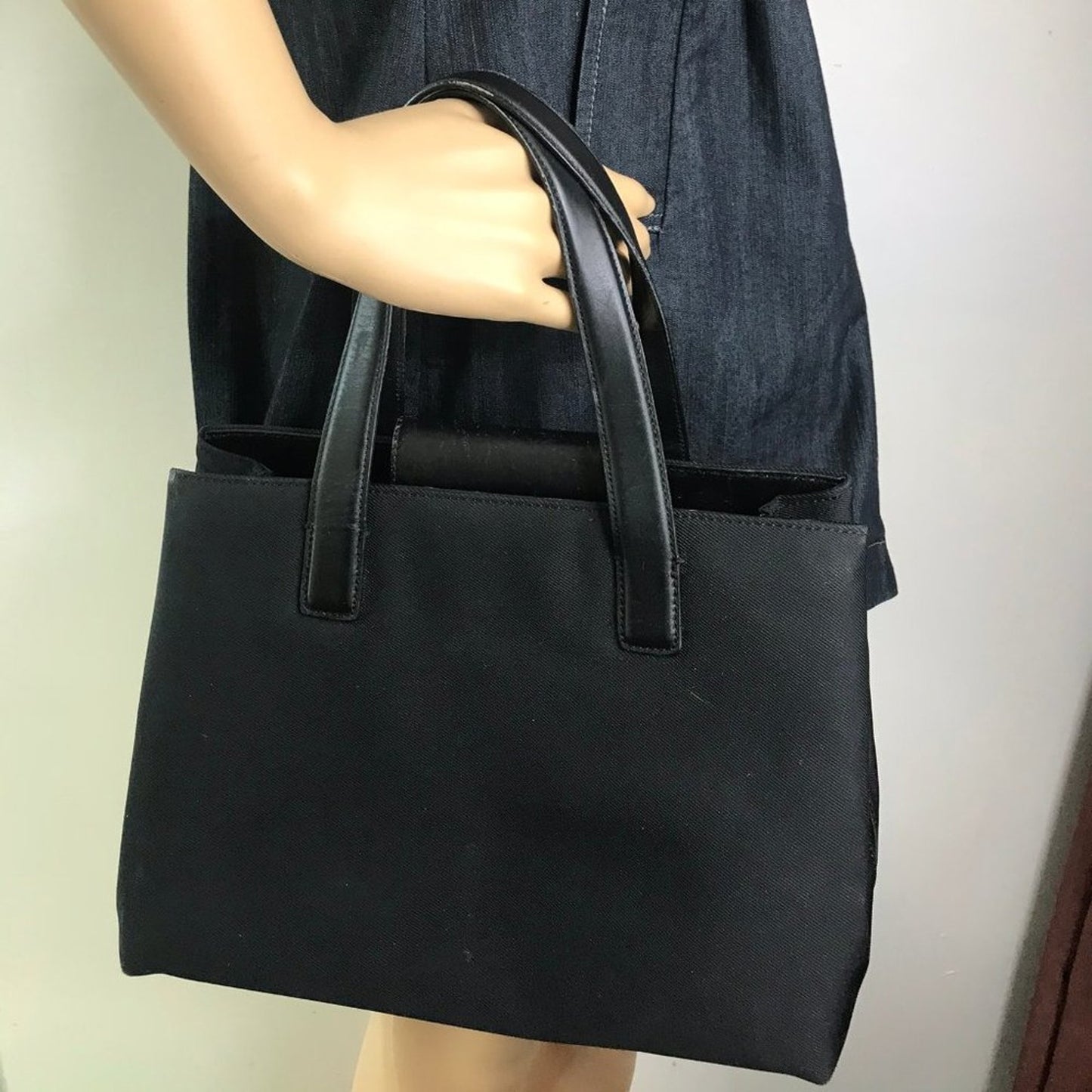 Coach Black Fabric Mini Purse