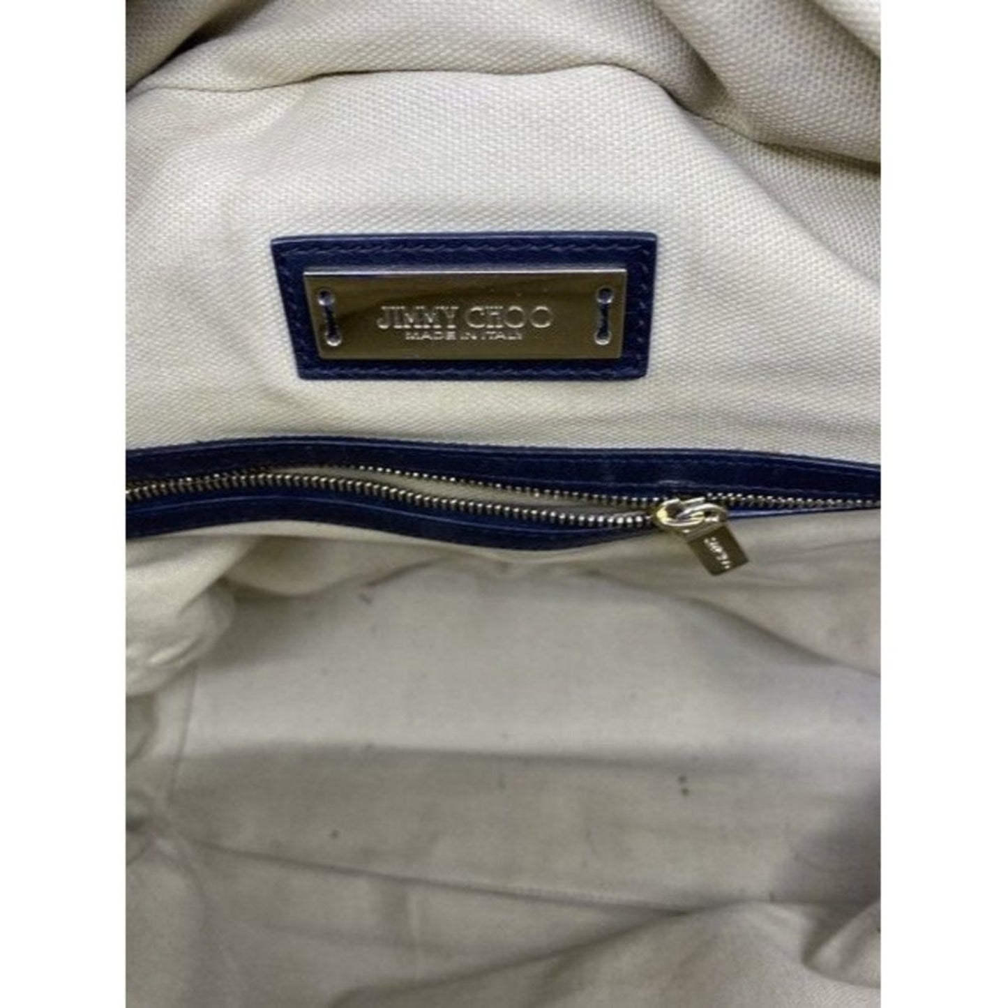 Jimmy Choo Justine Handbag Black Leather Shoulder Bag