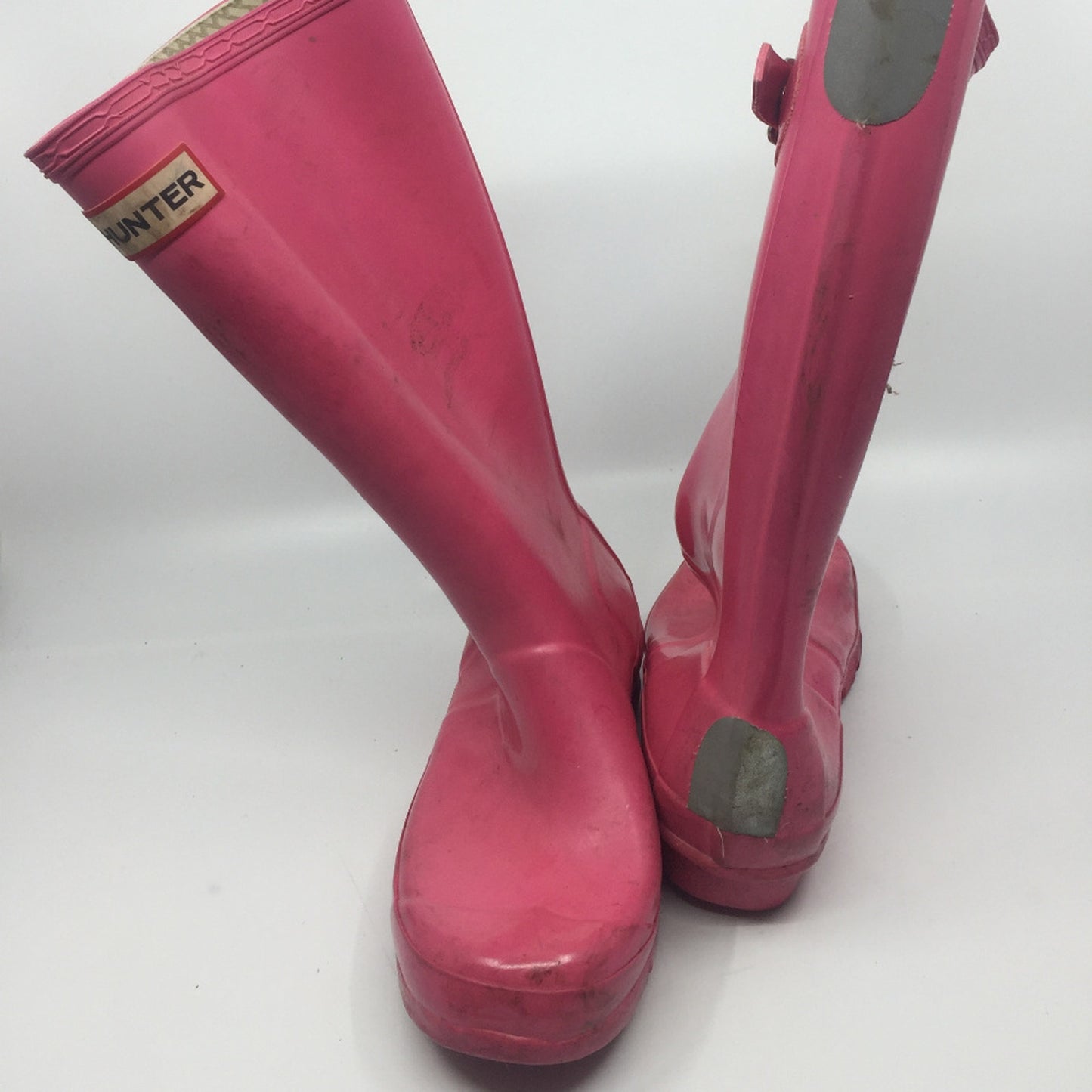 Unisex Hunter Boots Pink Size US 3M/4F