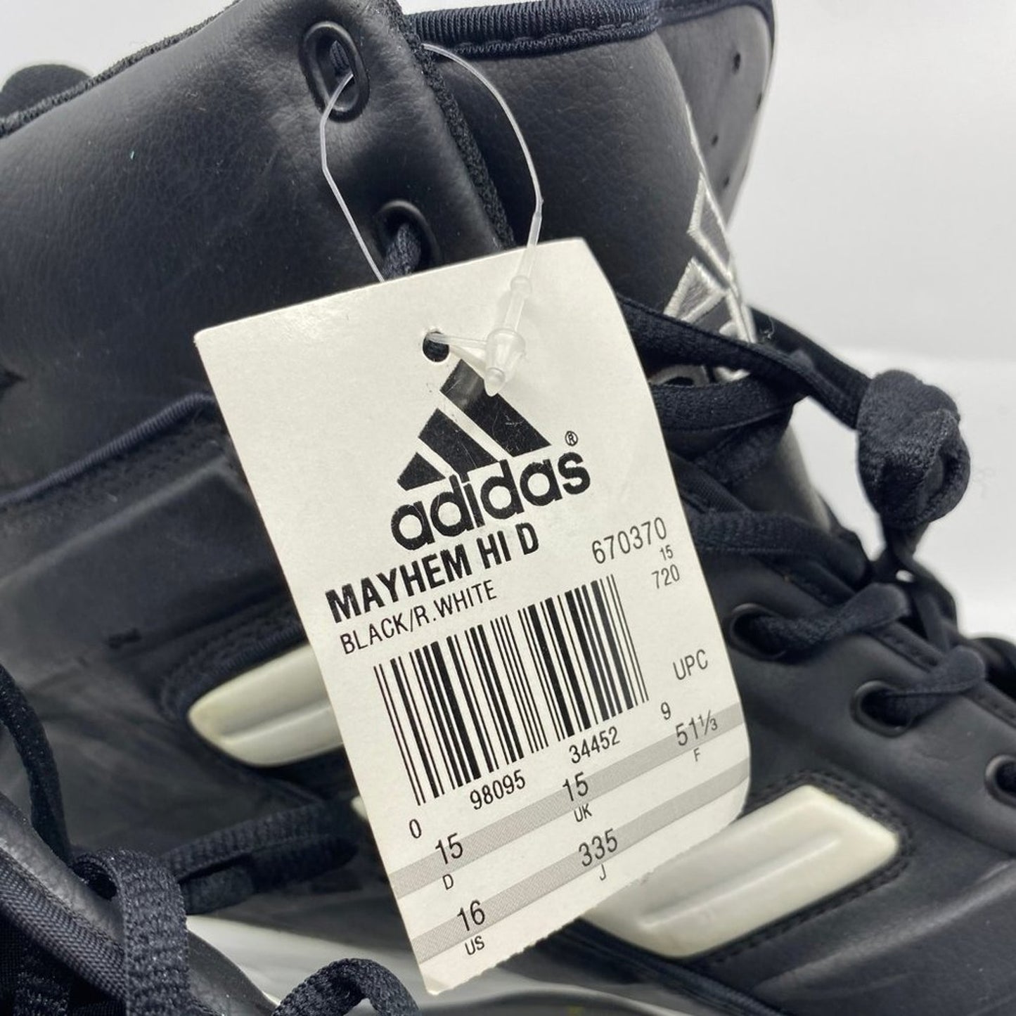 Adidas TURF HOG LX MID Black Sneakers Size: US 16