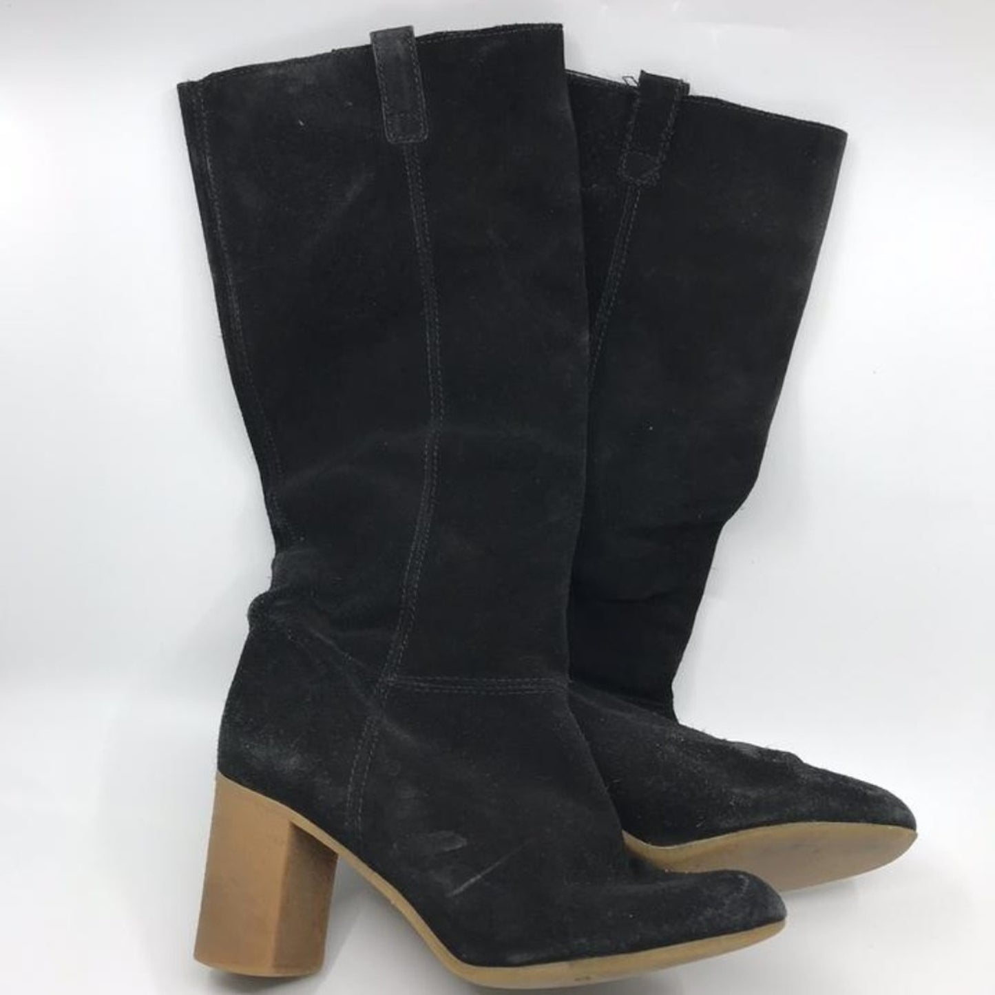 Zara Black Knee High Boots/Booties Size: US 8