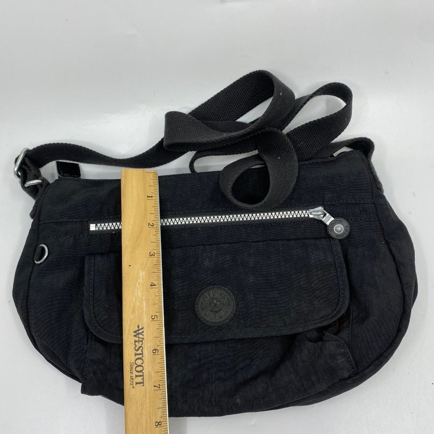 Kipling Black Nylon Mini Crossbody Bag