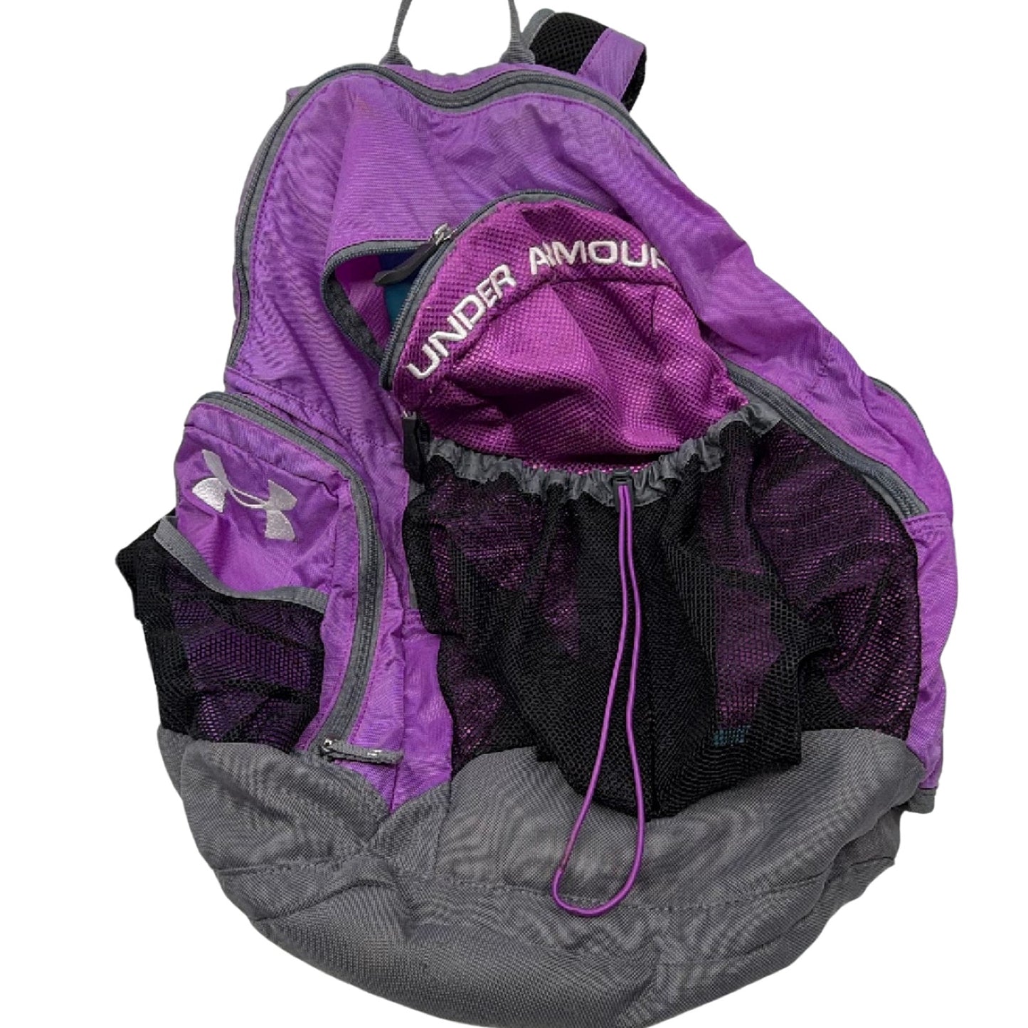 Under Armour Purple Nylon Athletic Backpack