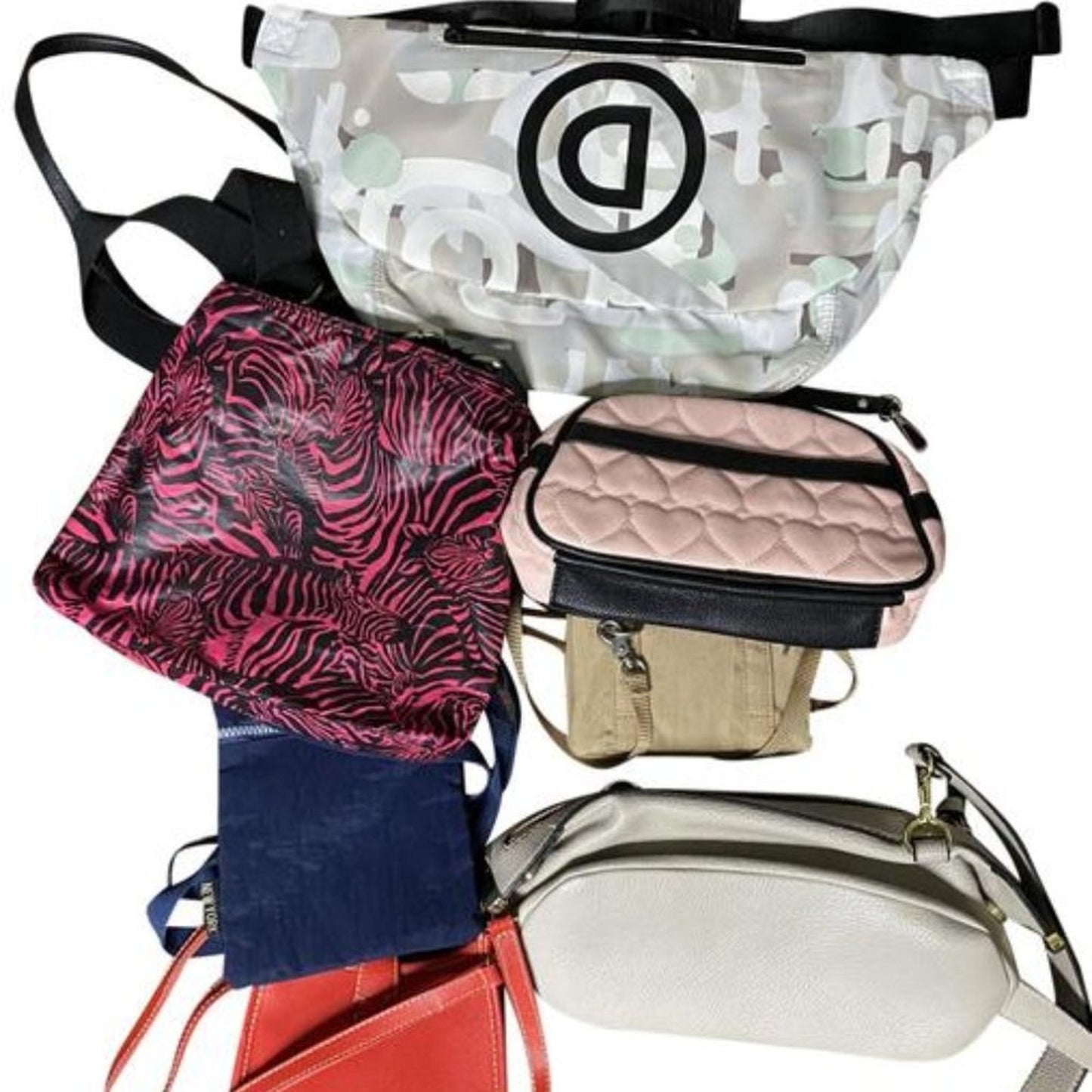 Mix lot of 6 Assorted Brands Hand Bag