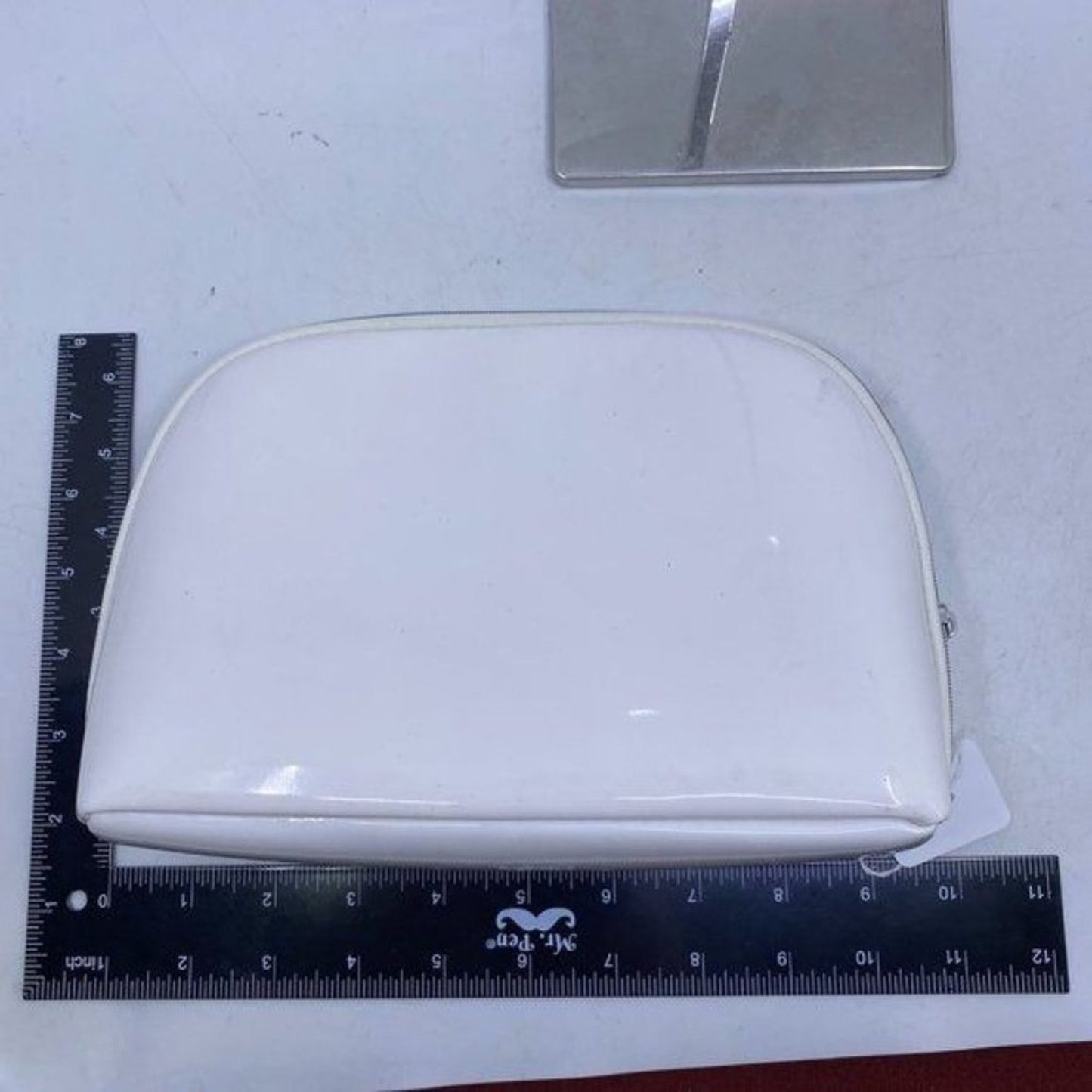 Chanel White Sublimage make up bag