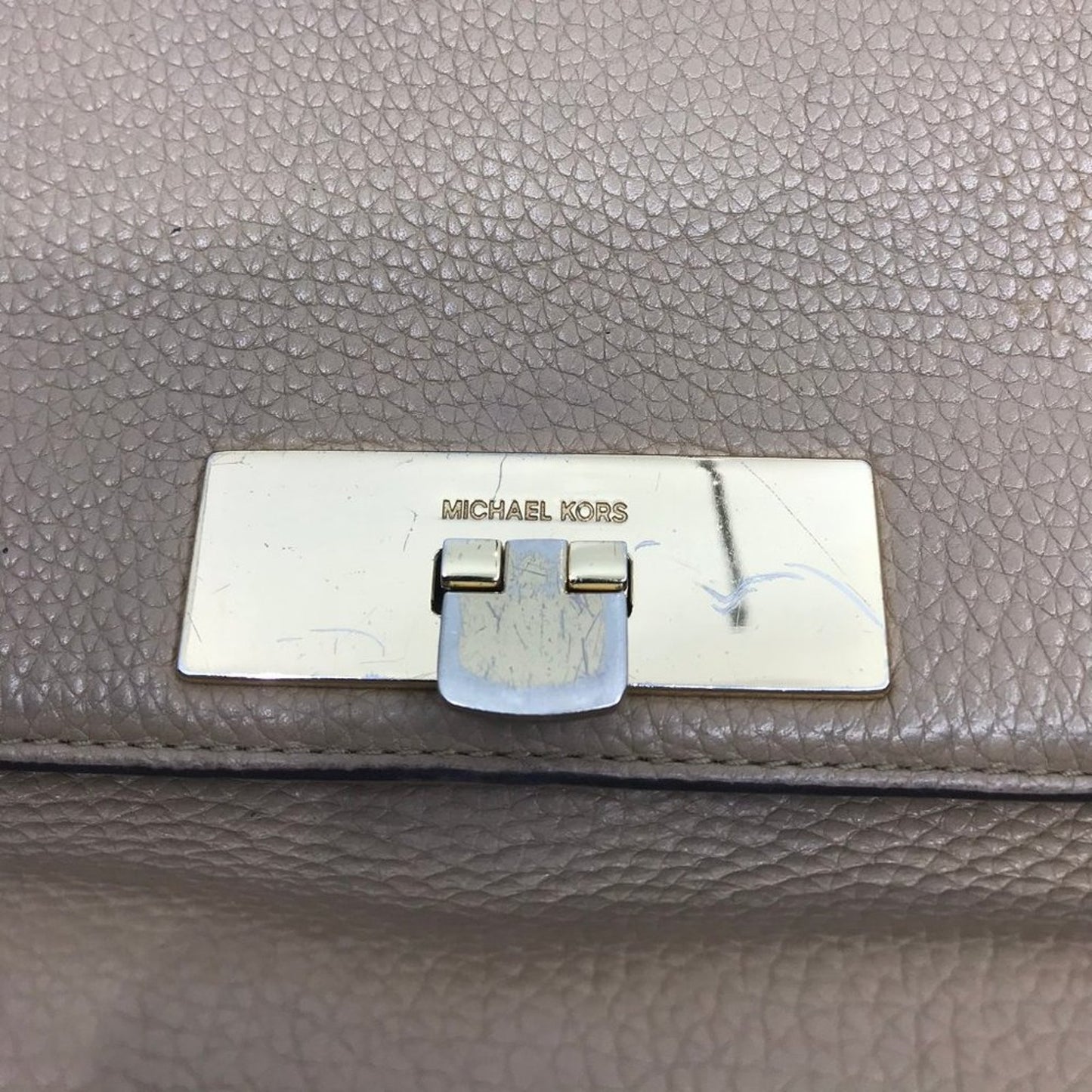 Michael Kors Tan Small Leather CrossBody Bag