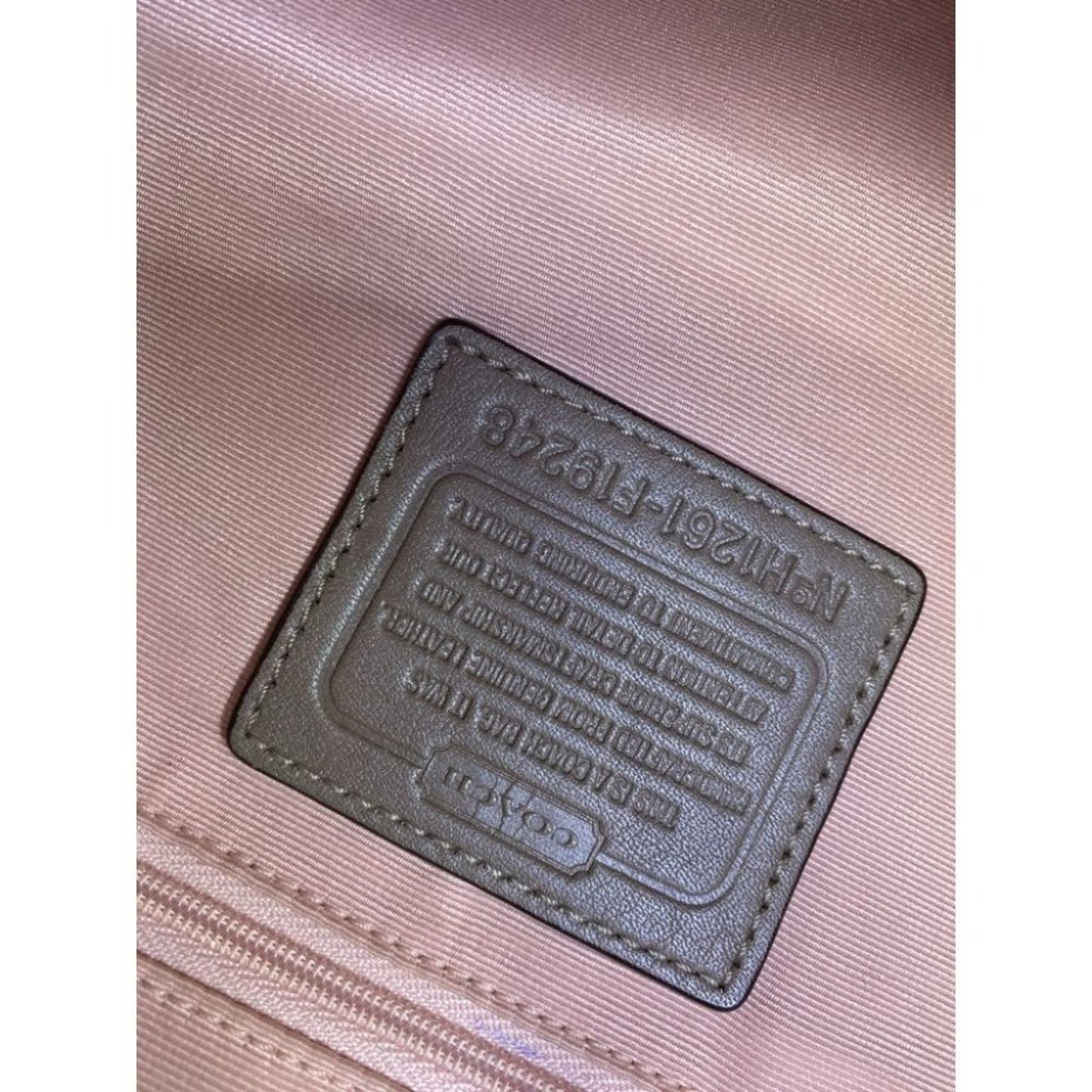 COACH Medium/ Large Leather Brown Shoulder Bag
