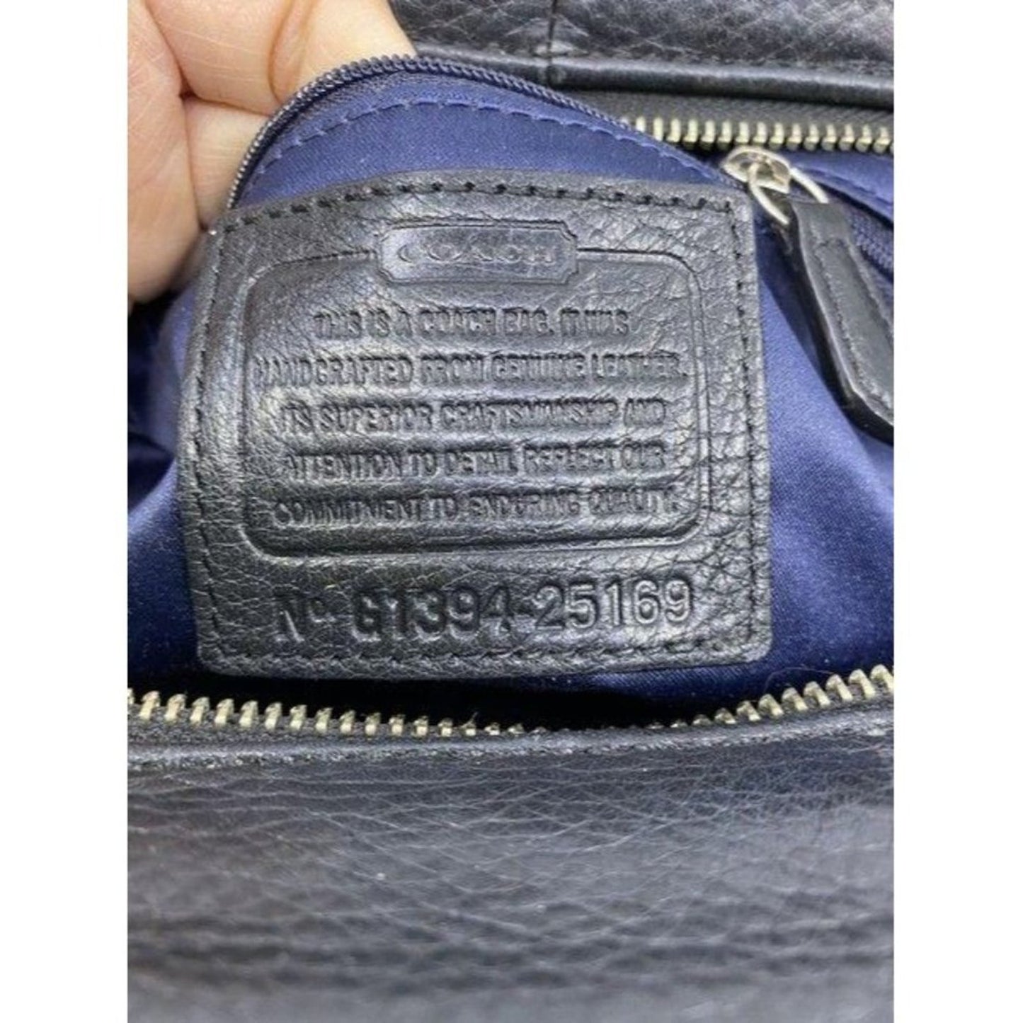 coach large black leather cross body bag