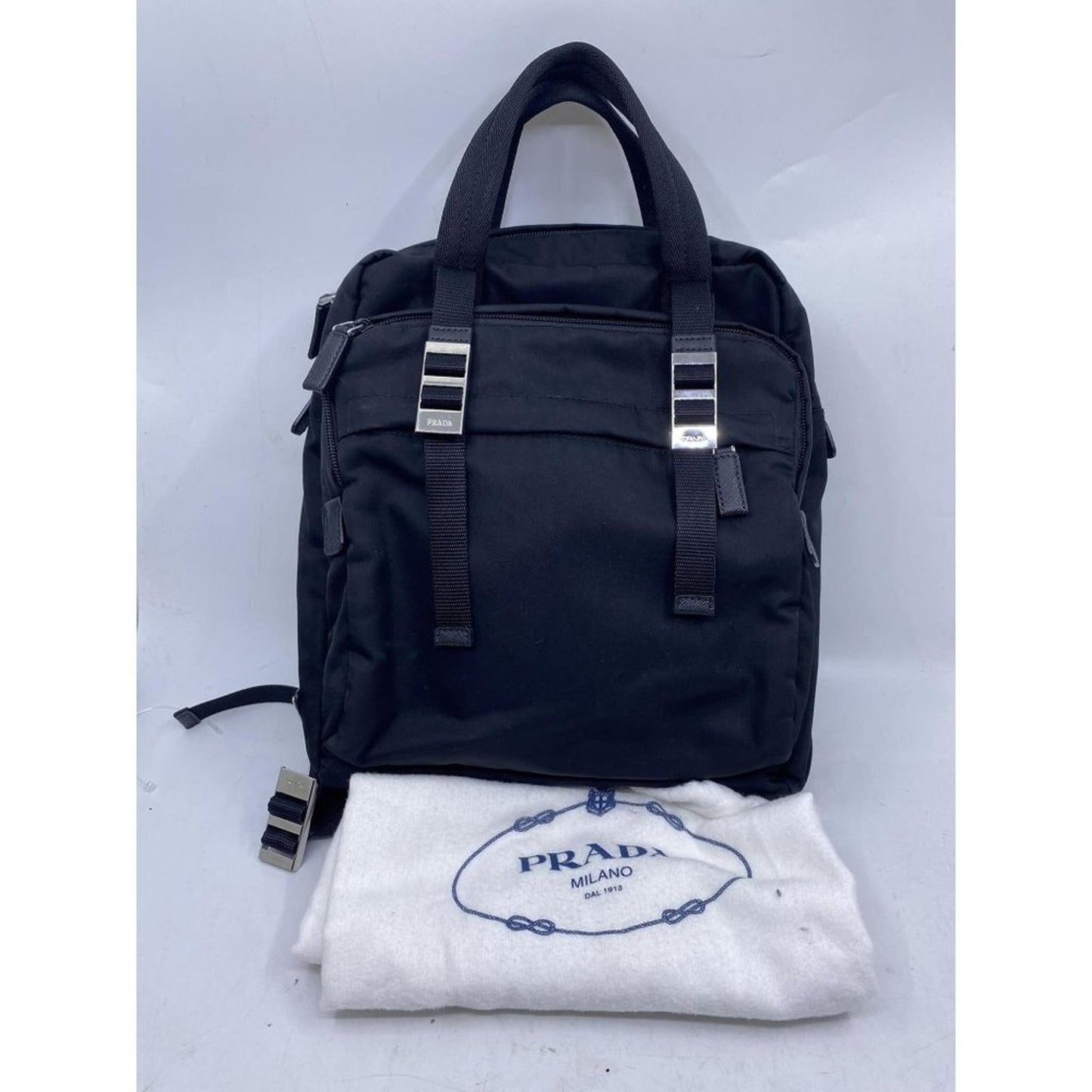 Prada Rucksack Black Nylon Backpack