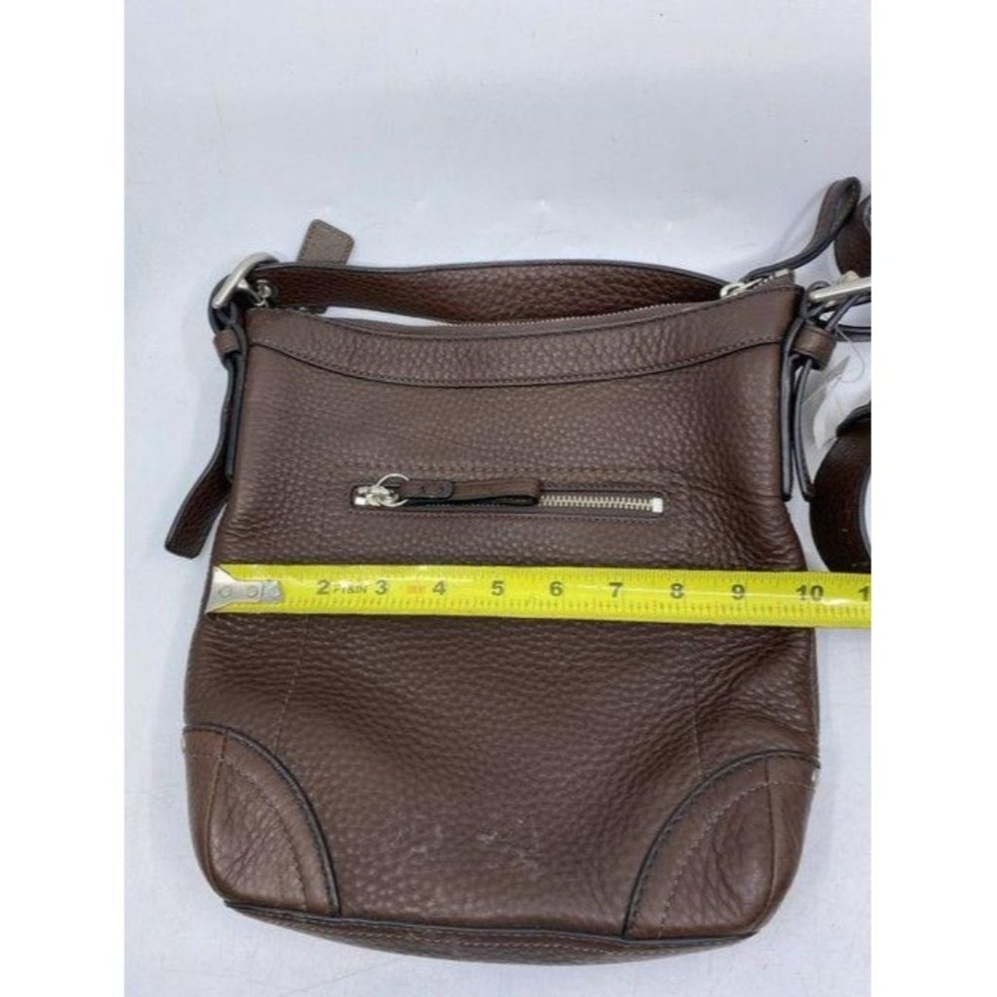 coach shoulder brown leather cross body bag