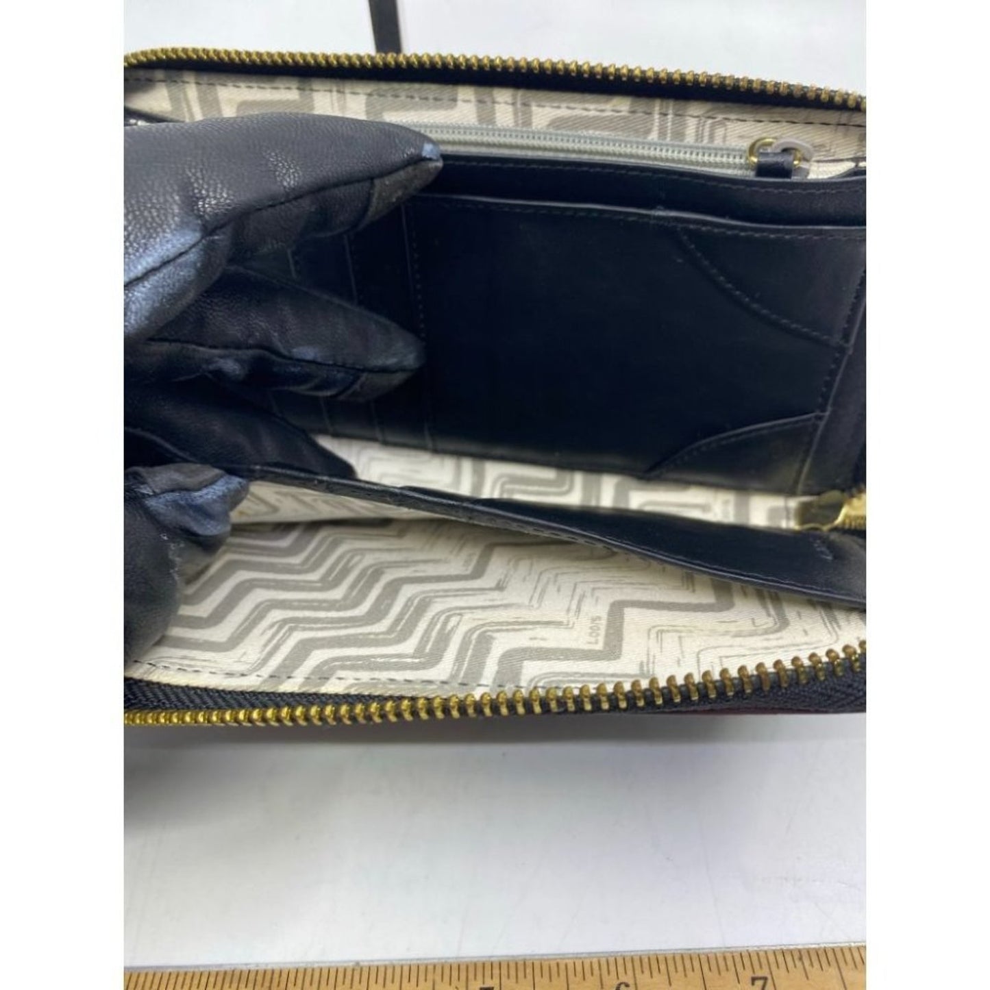 NWOT Lodis Black Leather Wallet