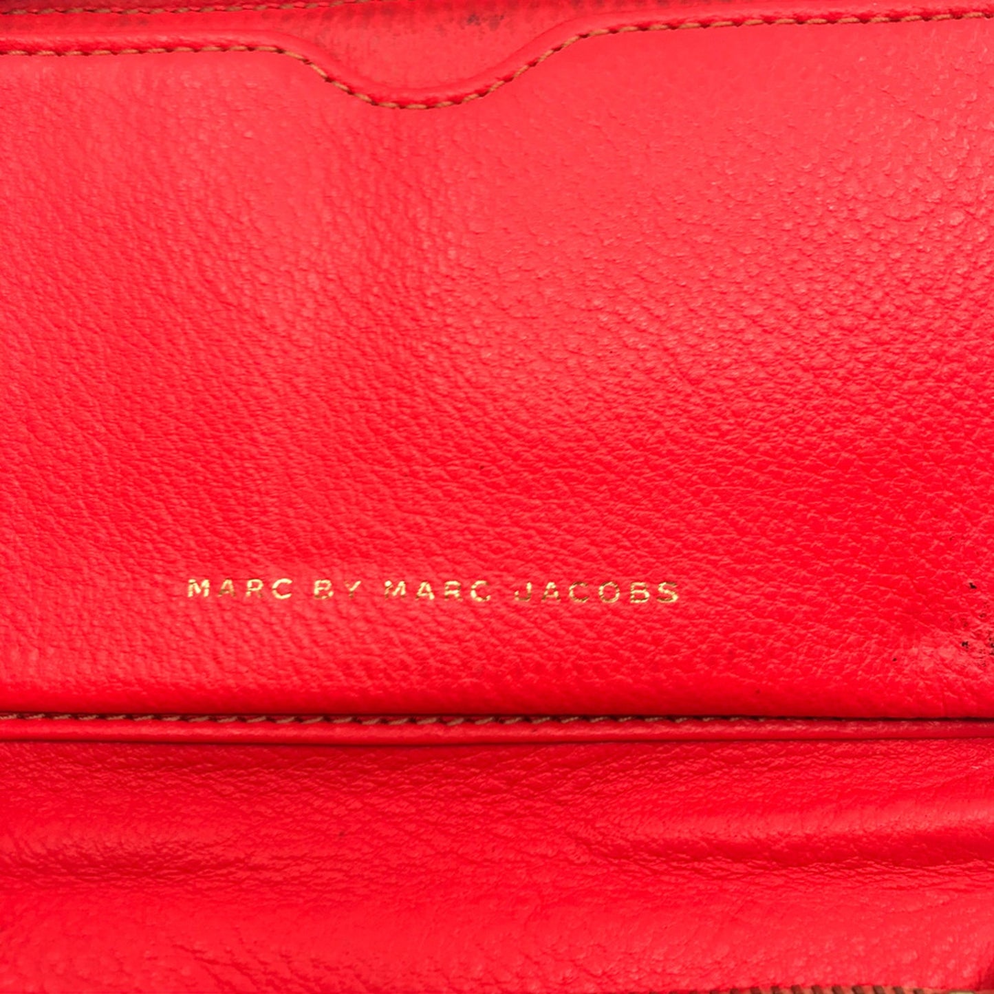 Marc By Marc Jacobs Red Leather Wristlet