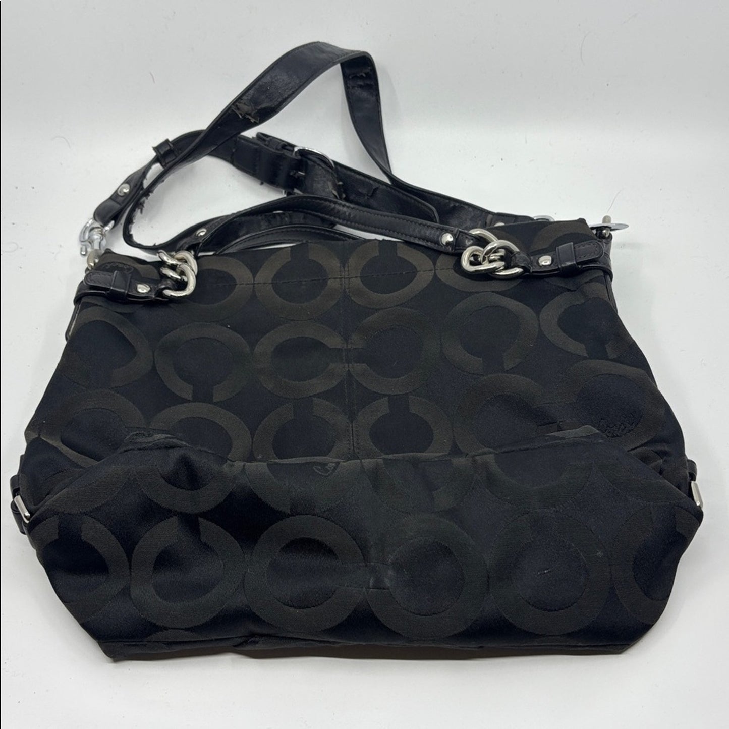 Coach Black Signature Shoulder Bag