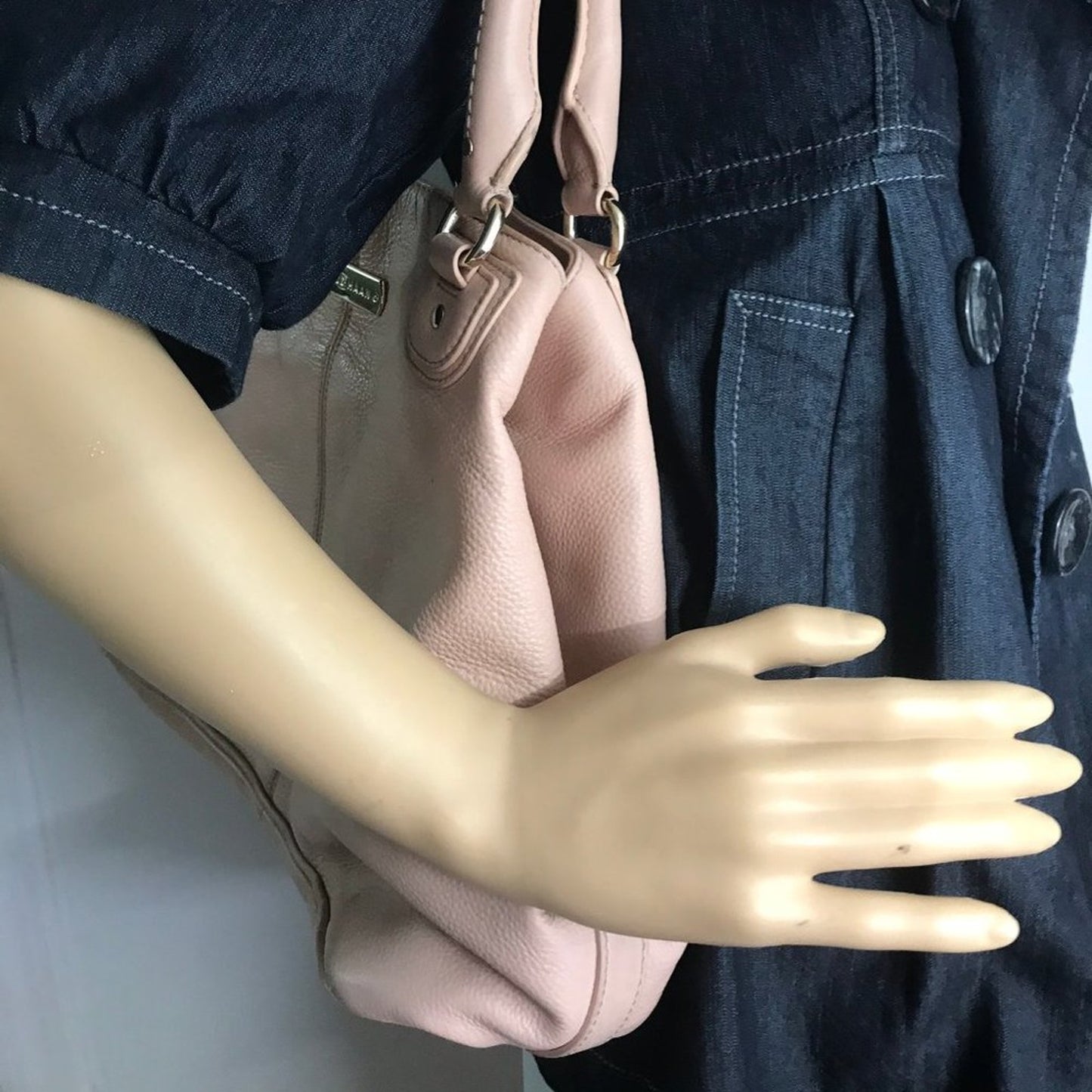 Cole Haan Cream Leather Shoulder Bag
