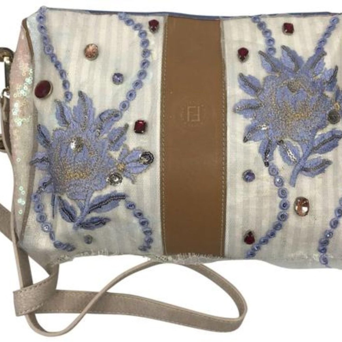 FENDI Vintage Customized Crossbody W/ Rhinestones