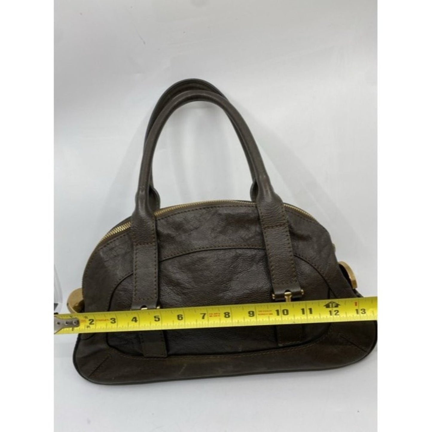 chloe handbag brown leather tote