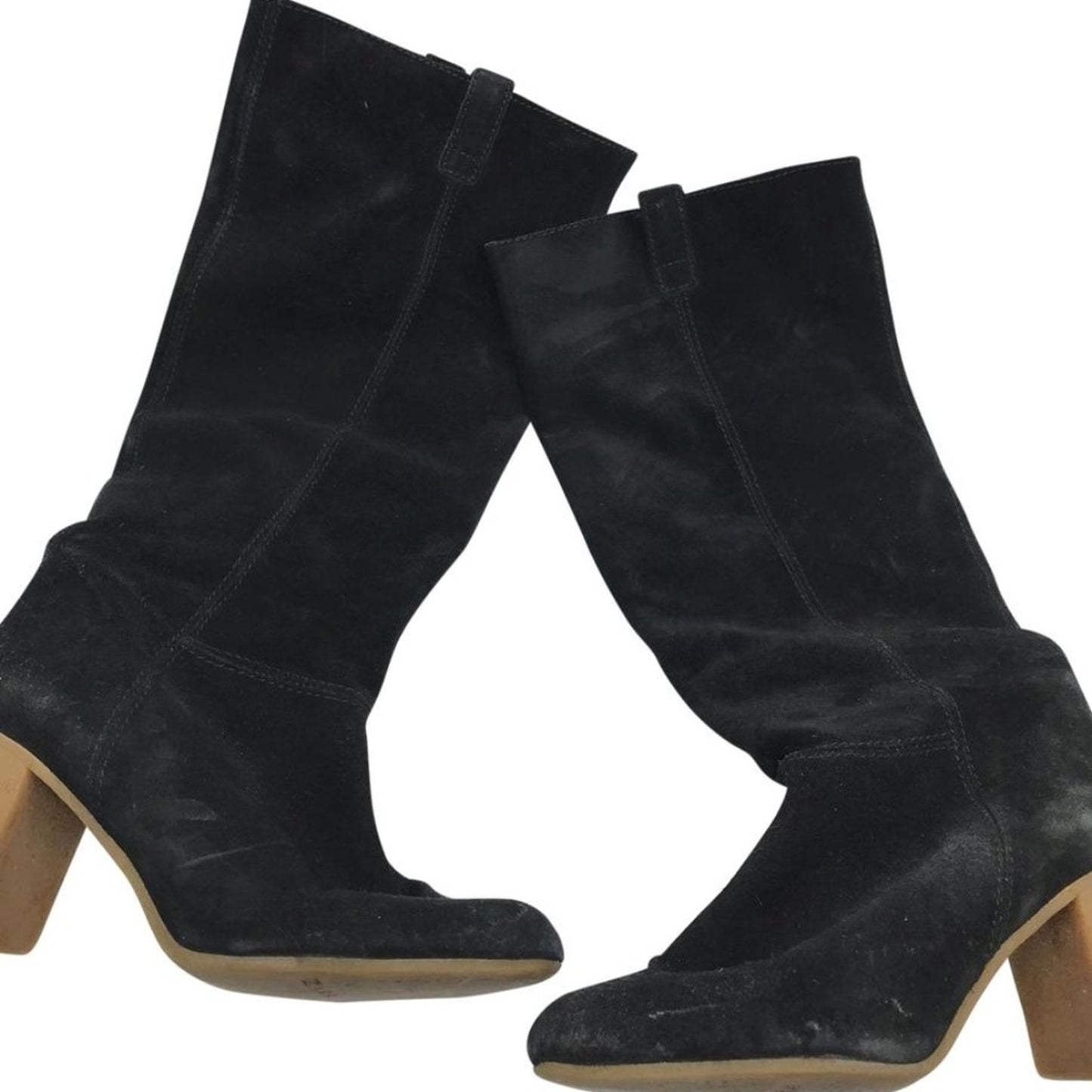 Zara Black Knee High Boots/Booties Size: US 8