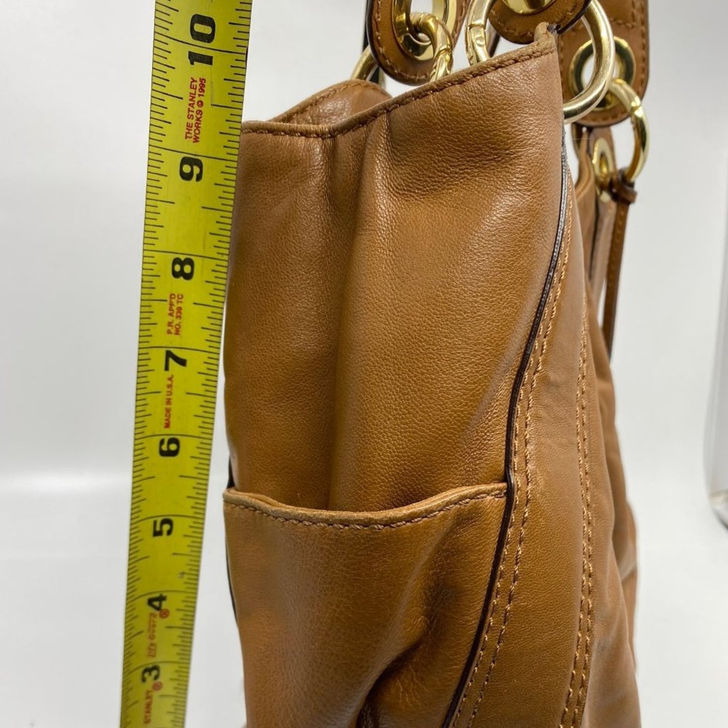 Michael Kors Medium Brown Leather Shoulder Bag