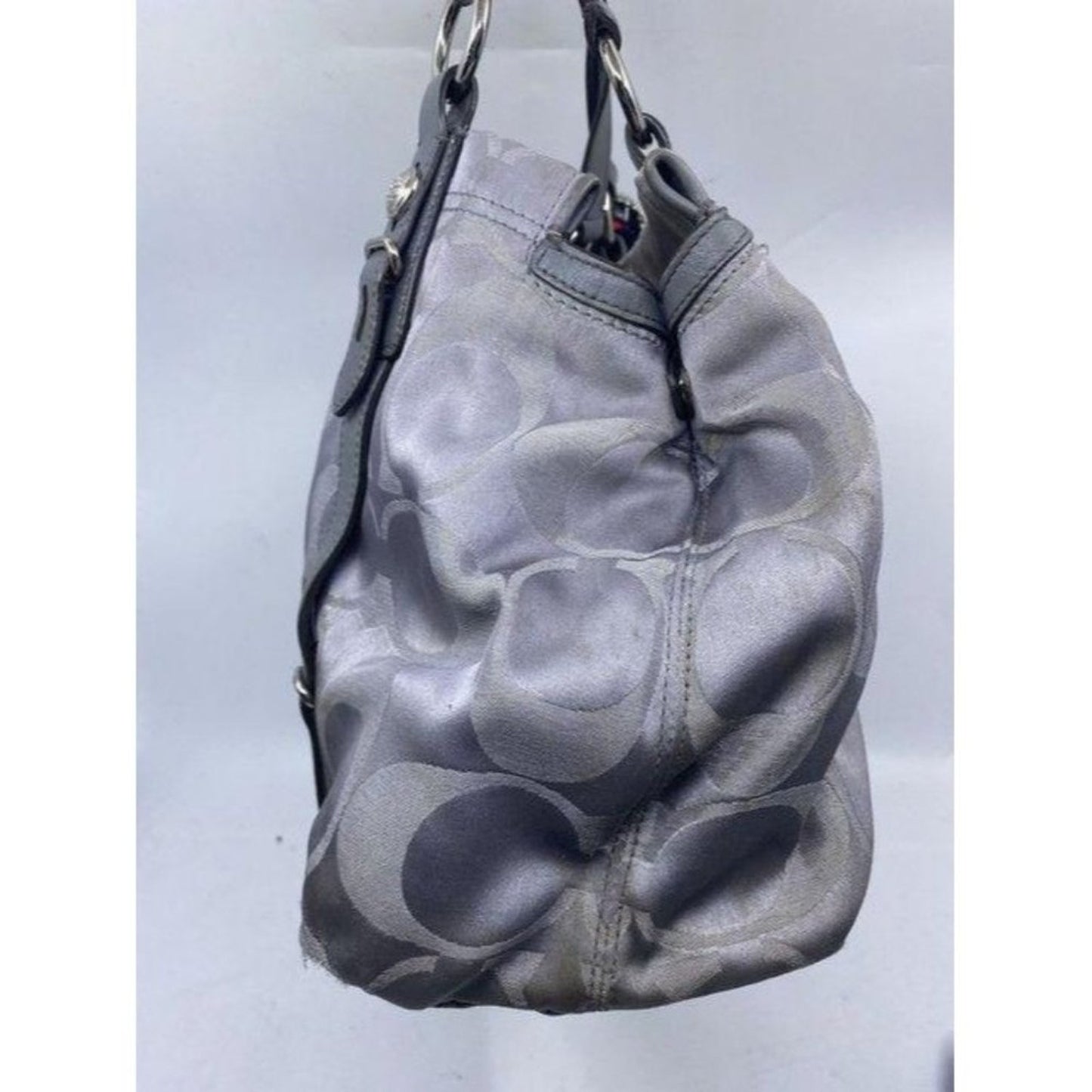 coach w w detachable specialty tie accent silver s