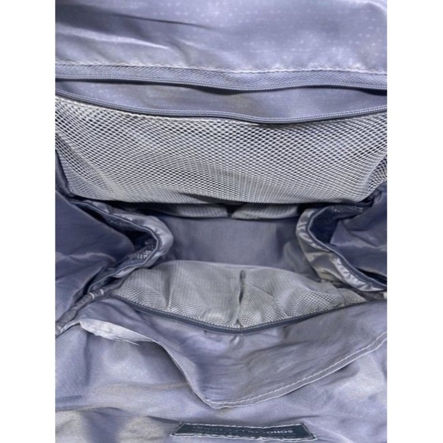 Multi Pocket Black Fabric Backpack