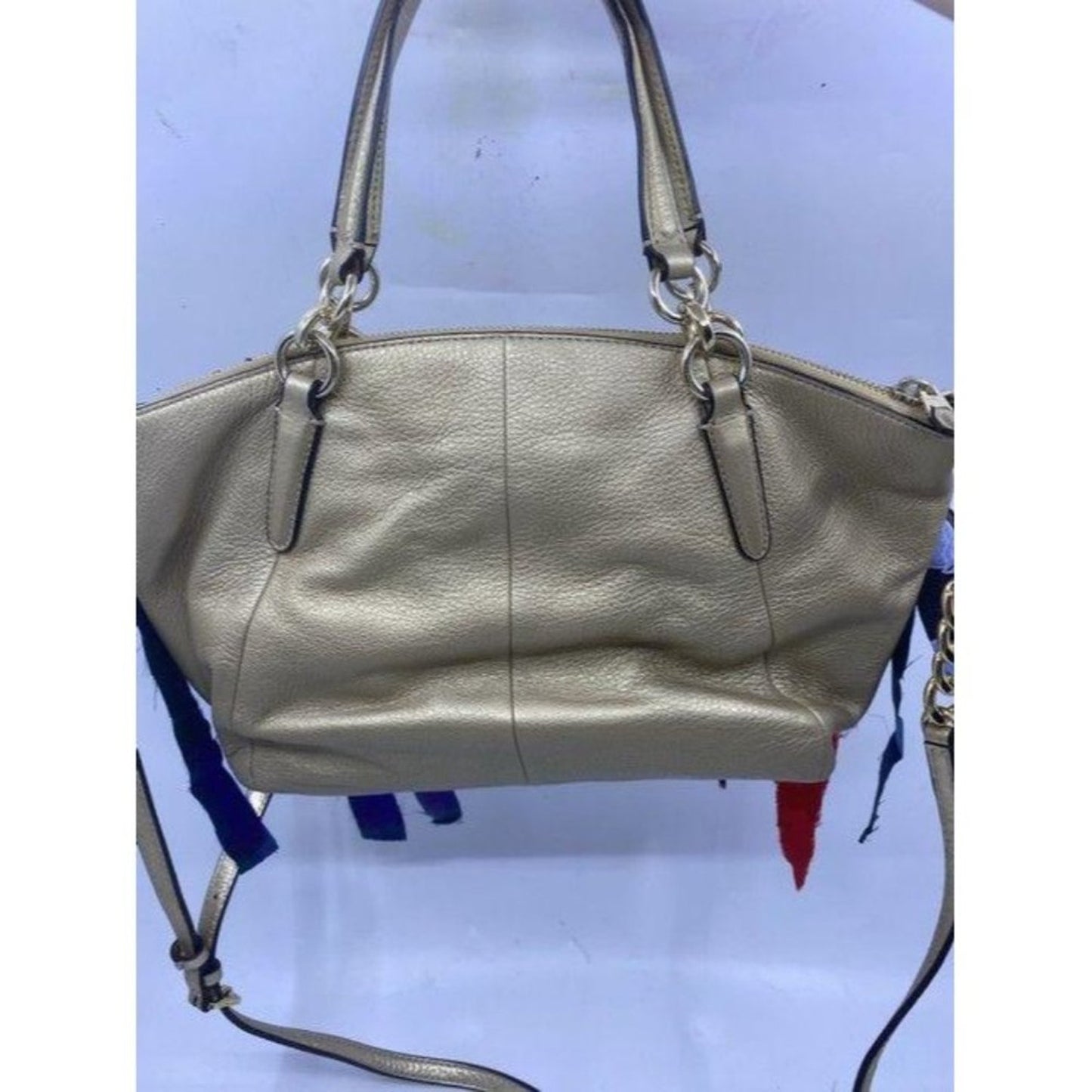 Coach w hand shoulder customized by me w applique