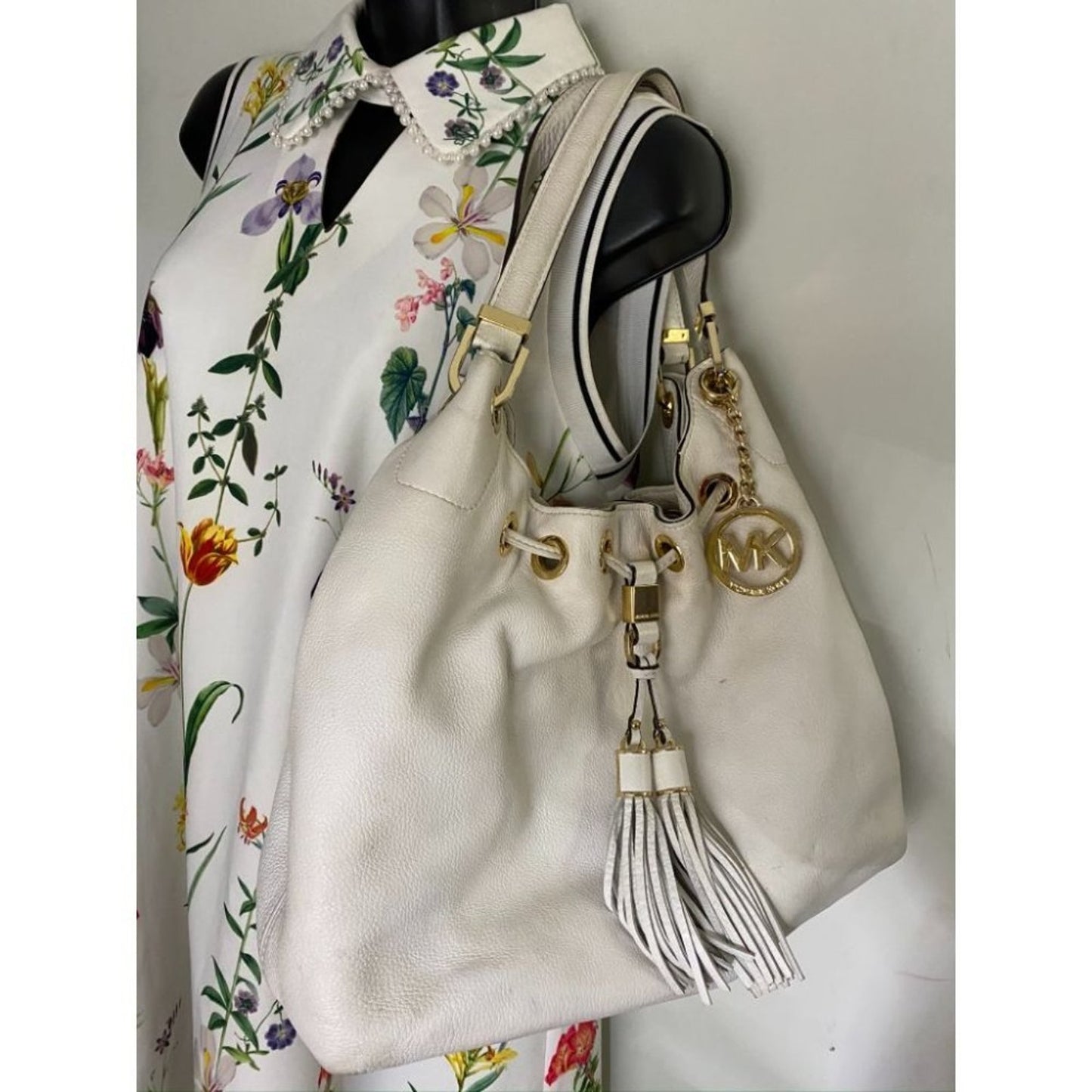 MICHAEL KORS Large Leather Shoulder Bag $390