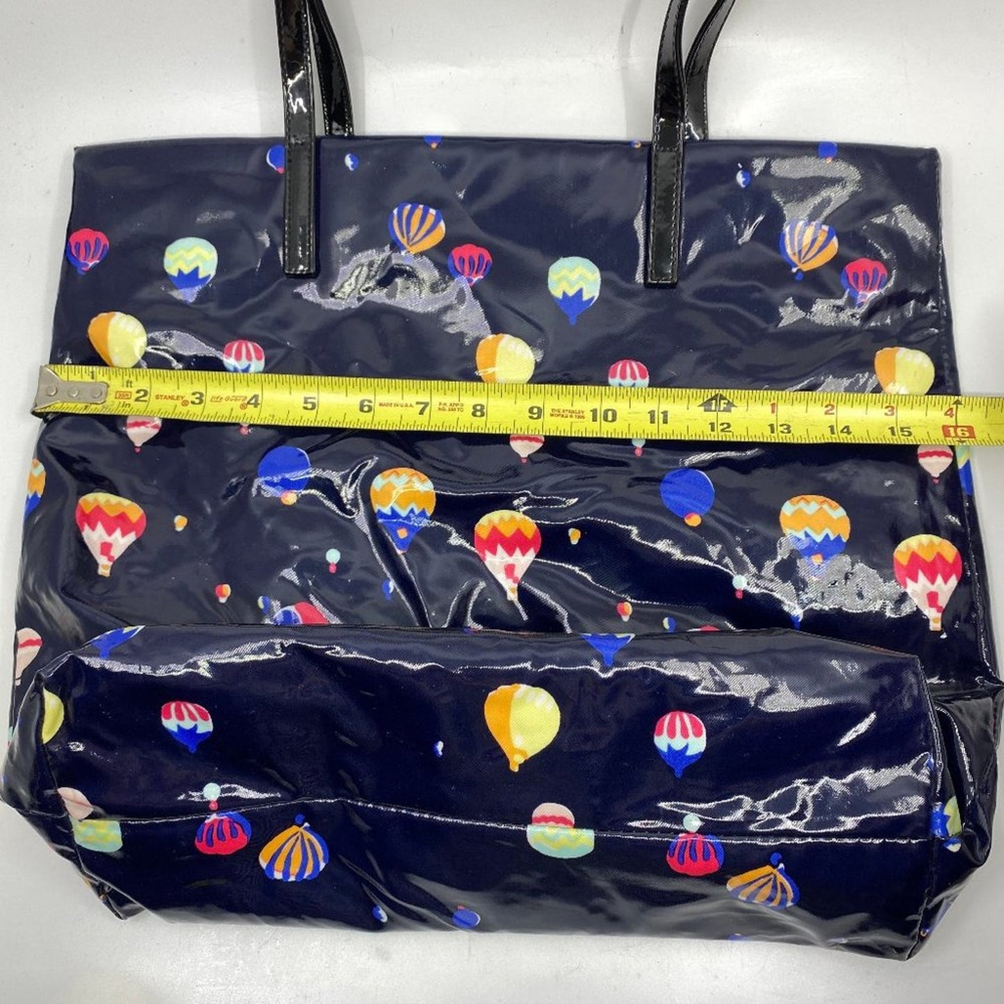 Large laminated shopping tote