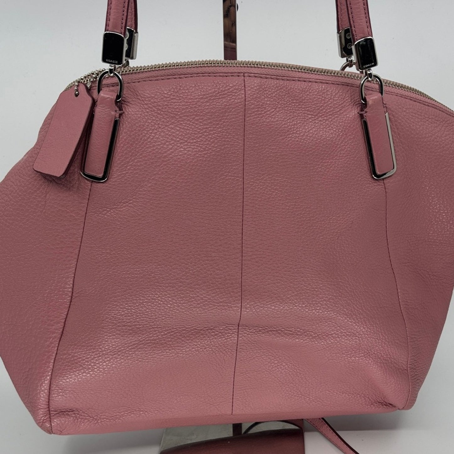 Coach Dusty Rose Leather Shoulder Bag