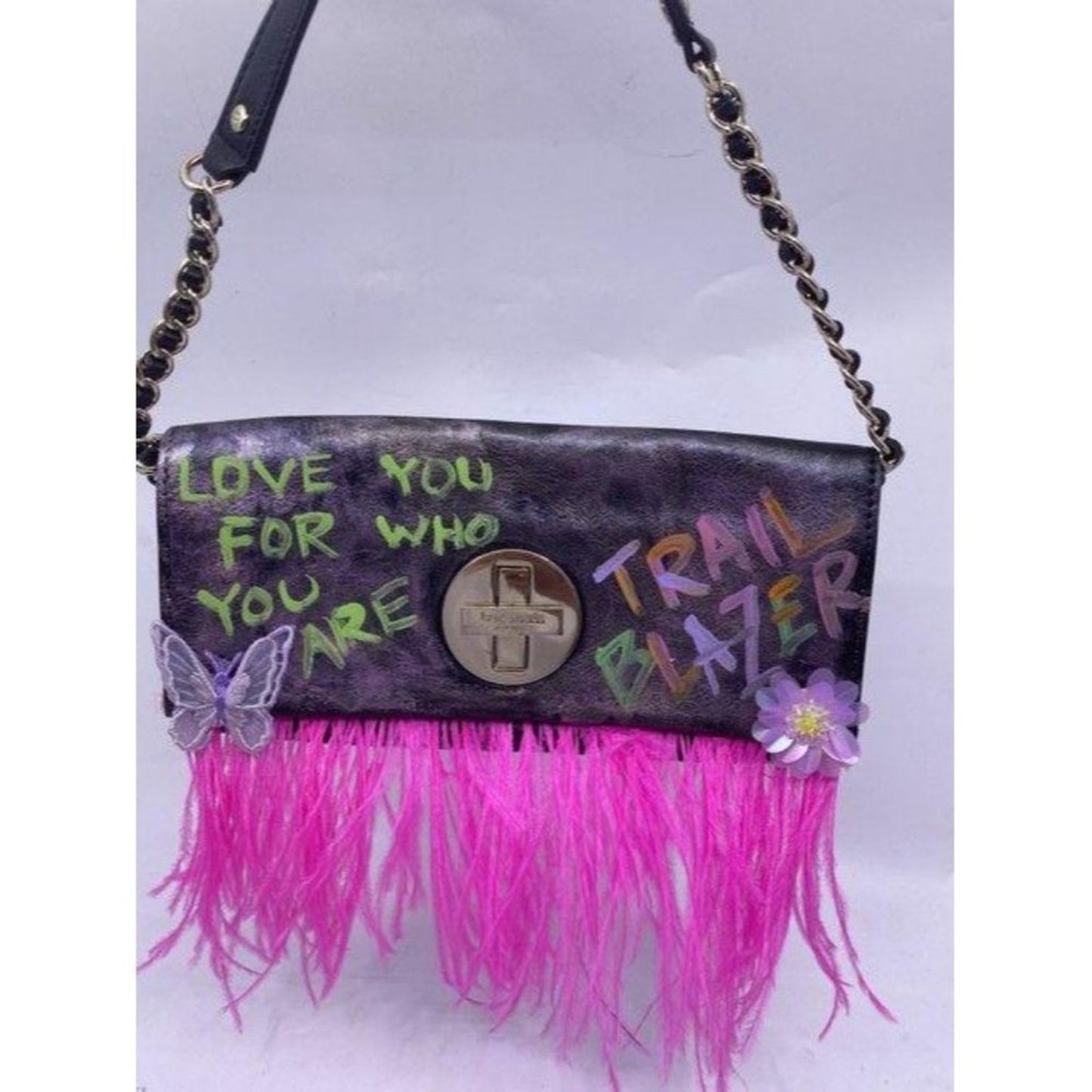 kate spade w hand customized by me w applique stre