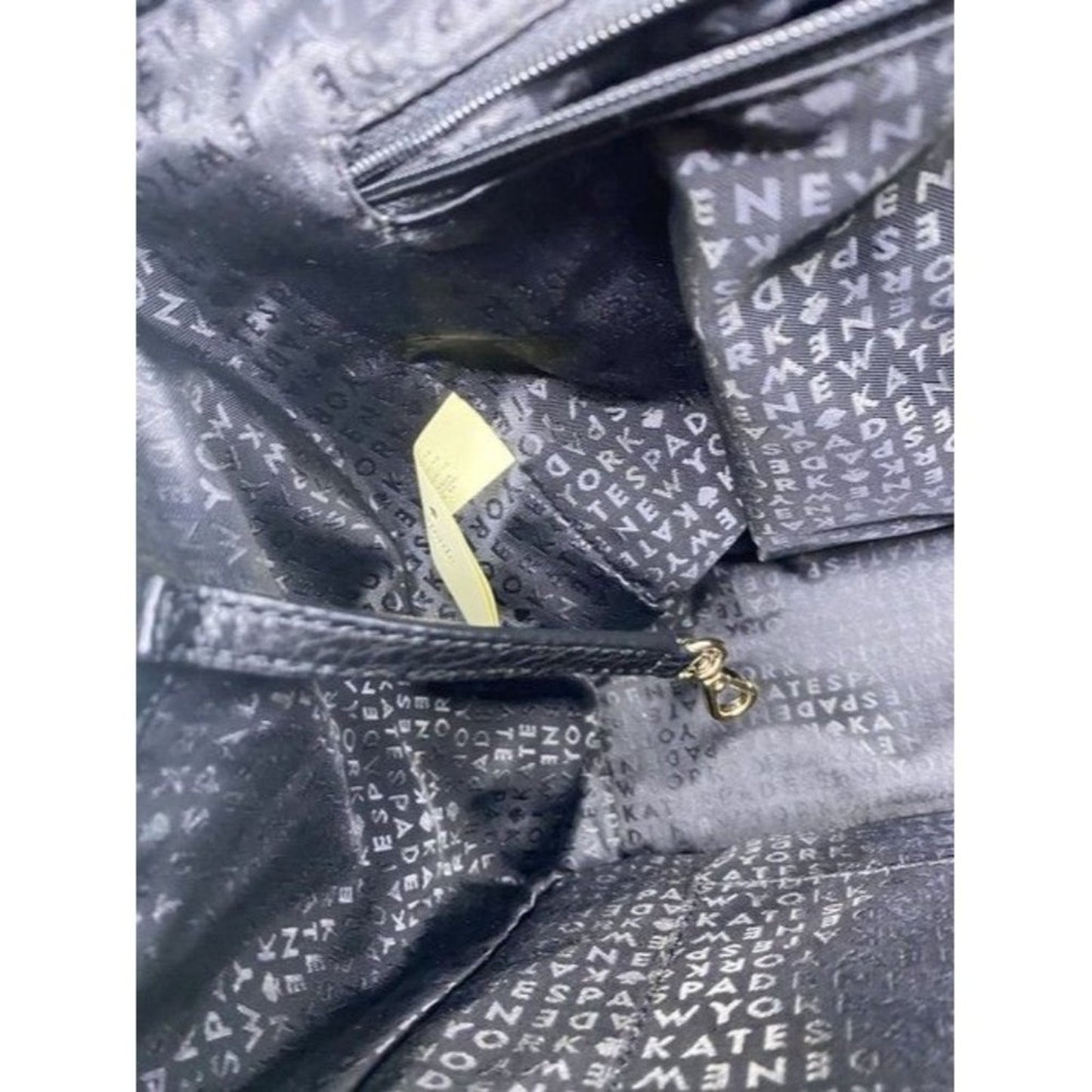 Kate Spade Snakeskin Print Handbag Blackgray Leather Shoulder Bag