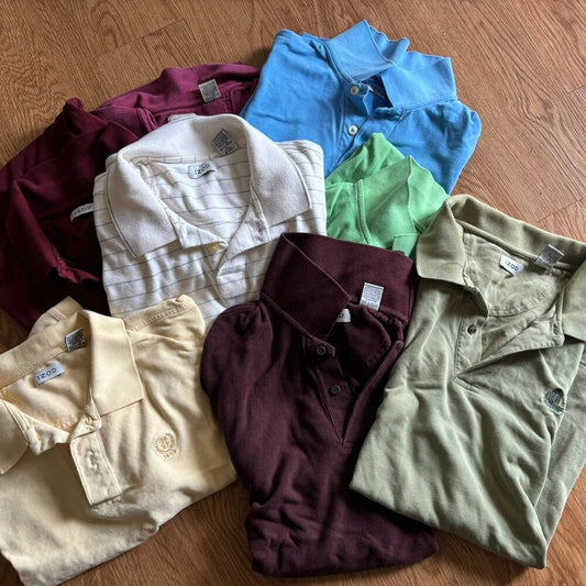 Izod Lot of 8 Short Sleeve Shirts XL