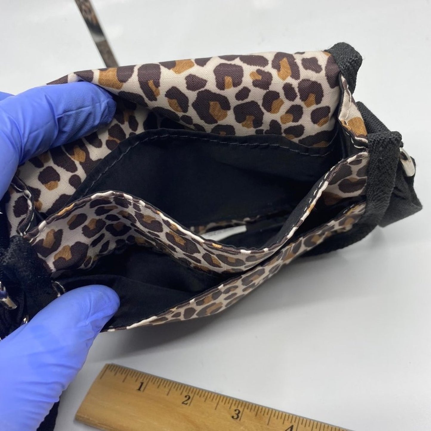 LeSportsac Leopard Fabric Long Strap Wristlet