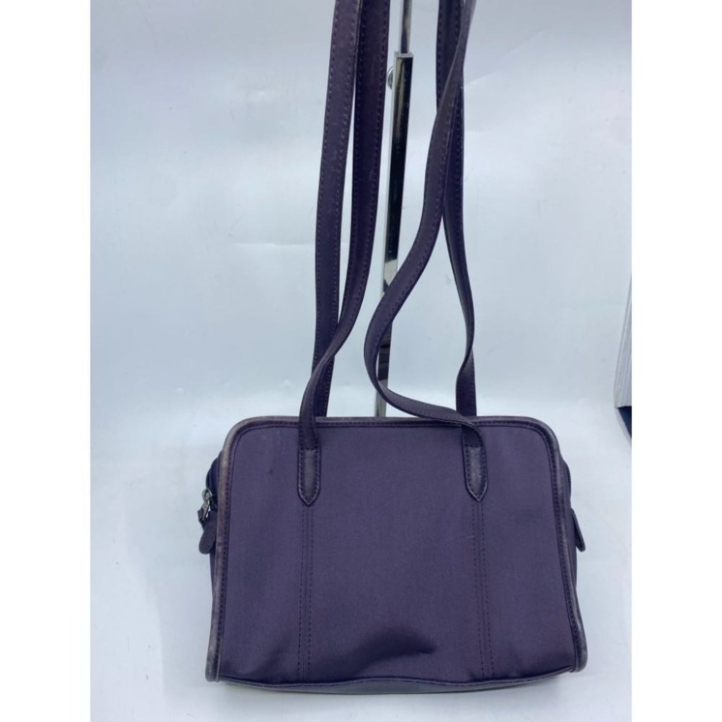 Coach Handbag Purple Customized with Applique