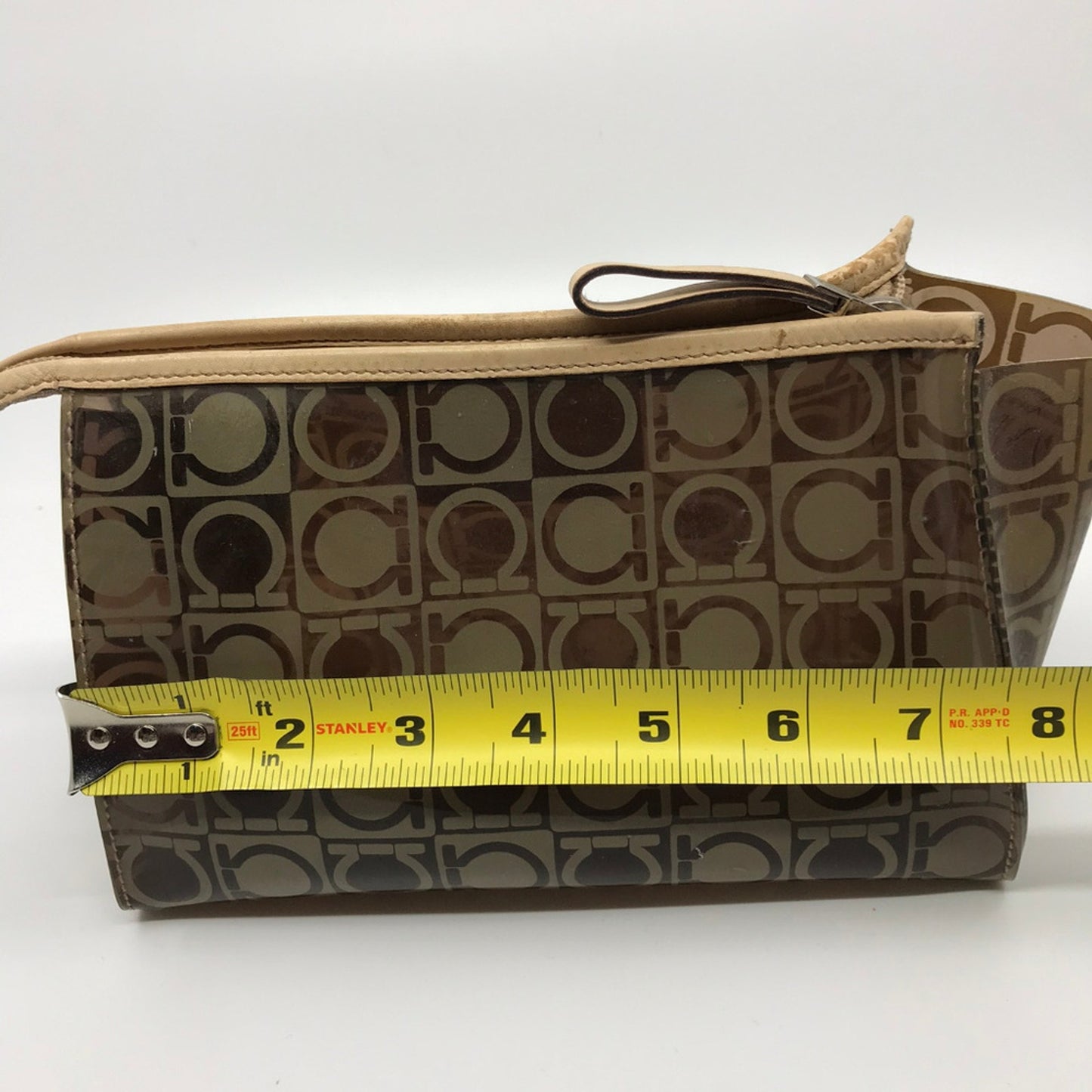 SALVATORE FERRAGAMO vintage Pastic Pouch