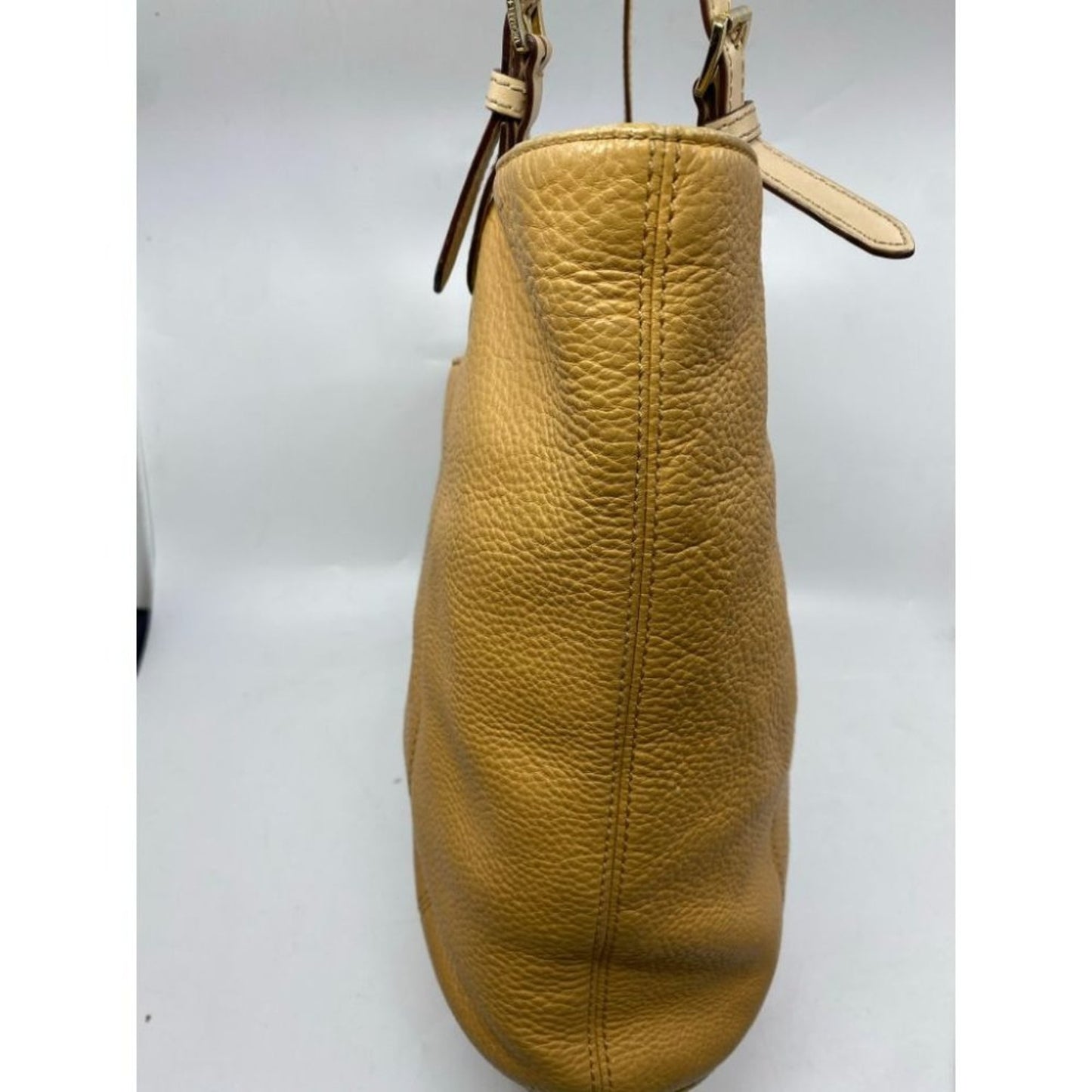 Michael Kors Classic Beige Leather Tote Bag