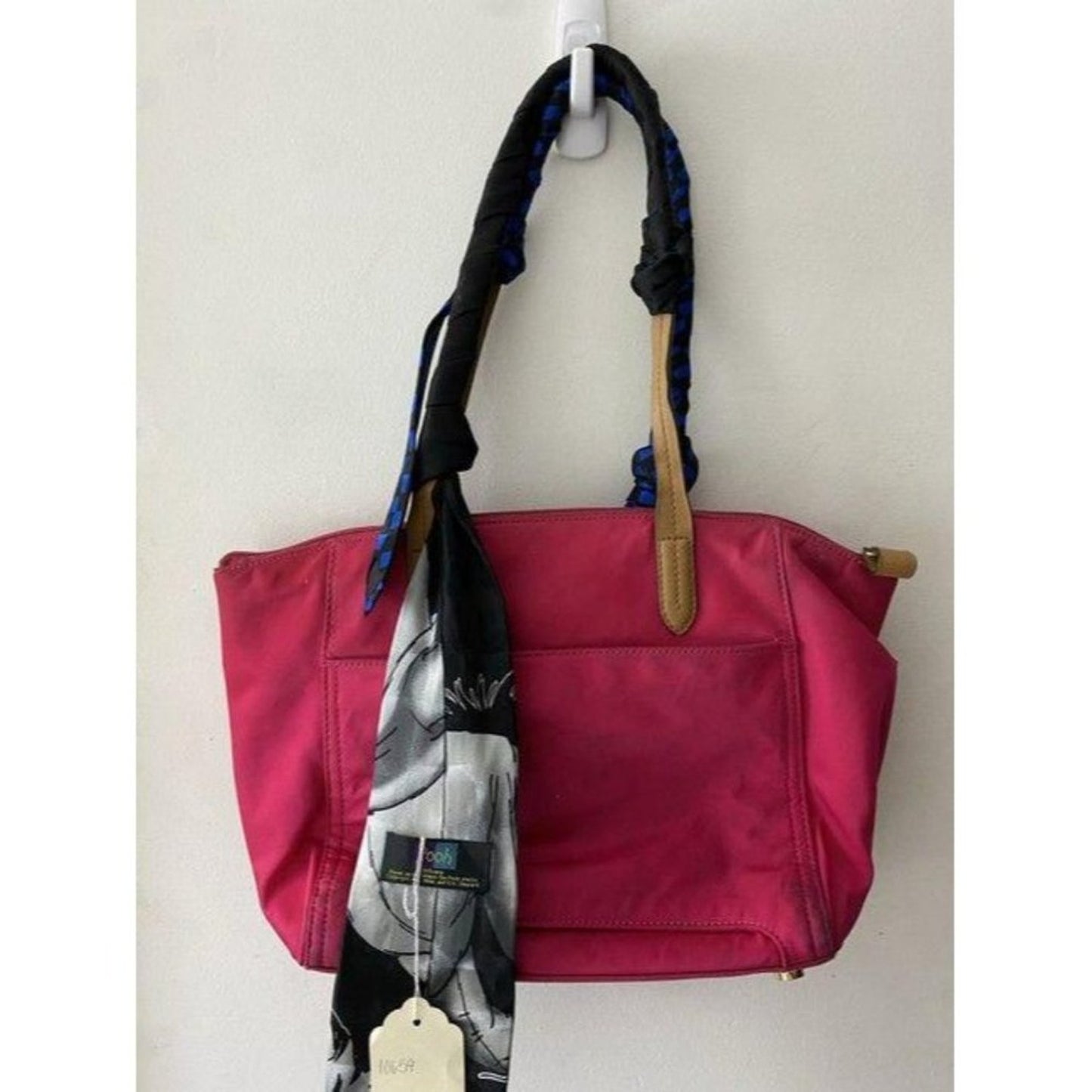 michael kors w customized w tie sash pink blue tot