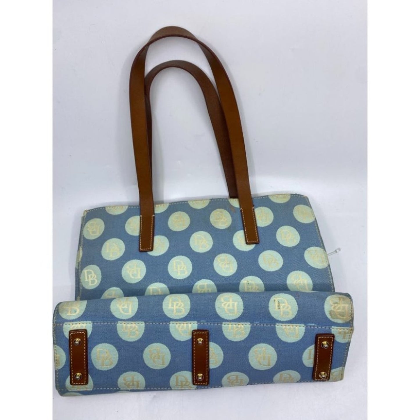 DOONEY & BOURKE Blue Brown Shoulder Bag Customized