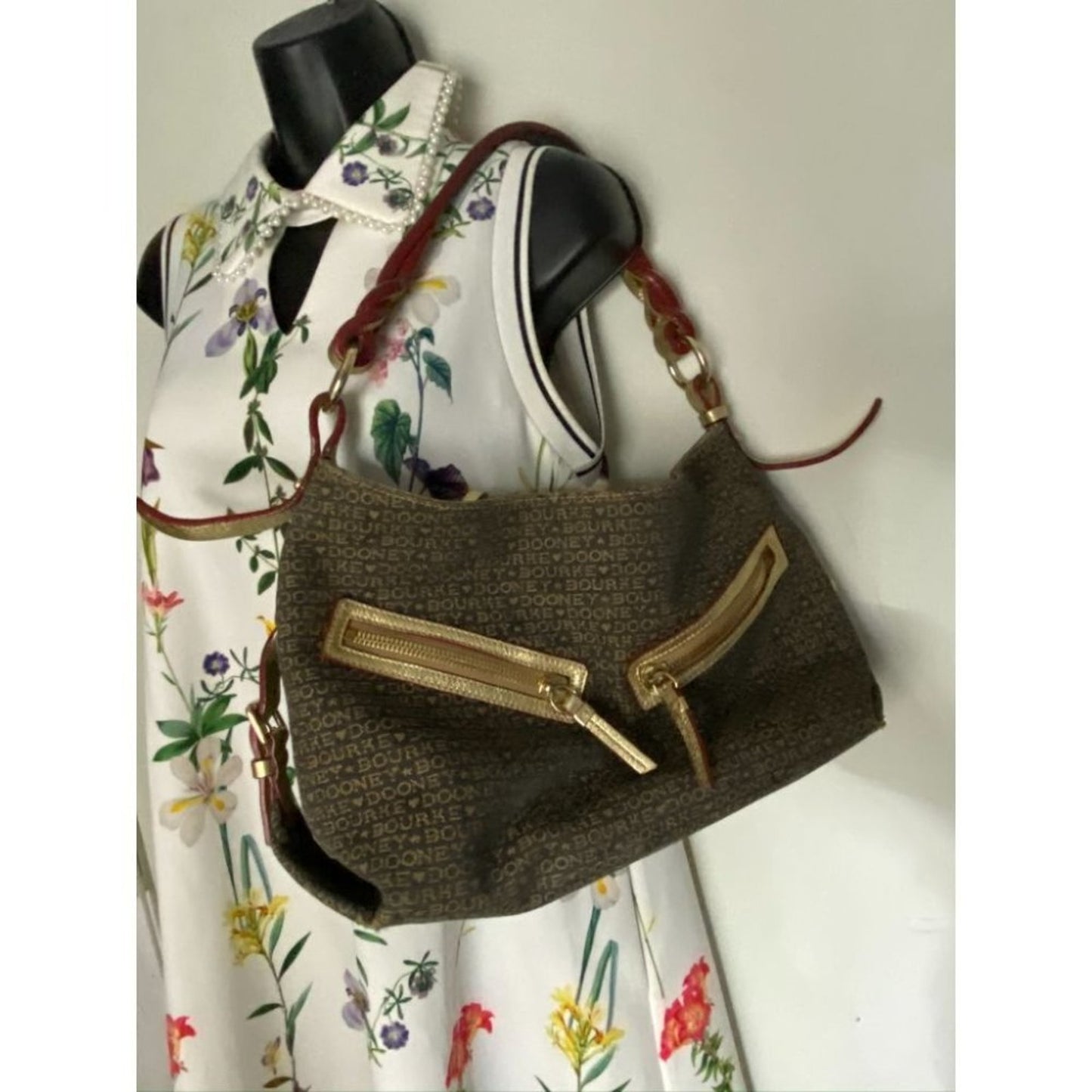 Dooney & Bourke Fabric Shoulder Bag Over Signature