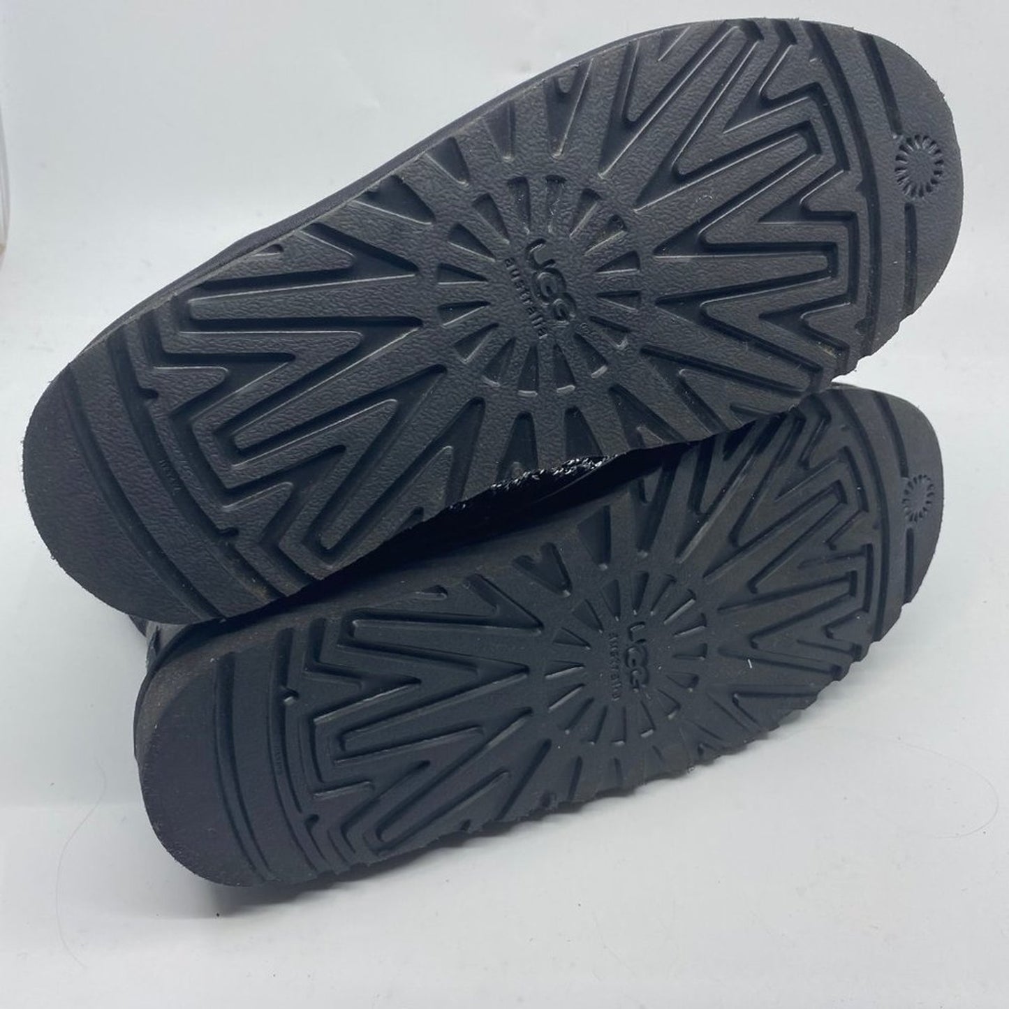 Fashion UGG Black Silver Special Boots Size: US 4