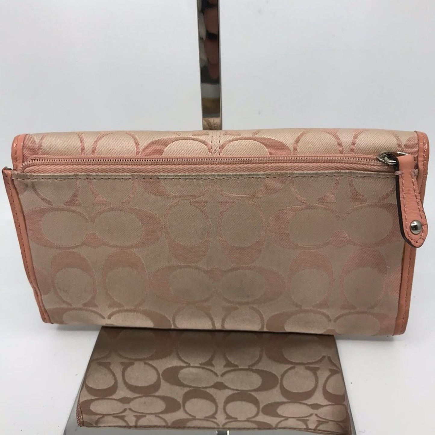 Coach Pink Tri-Fold Wallet Custom Trail Blazer