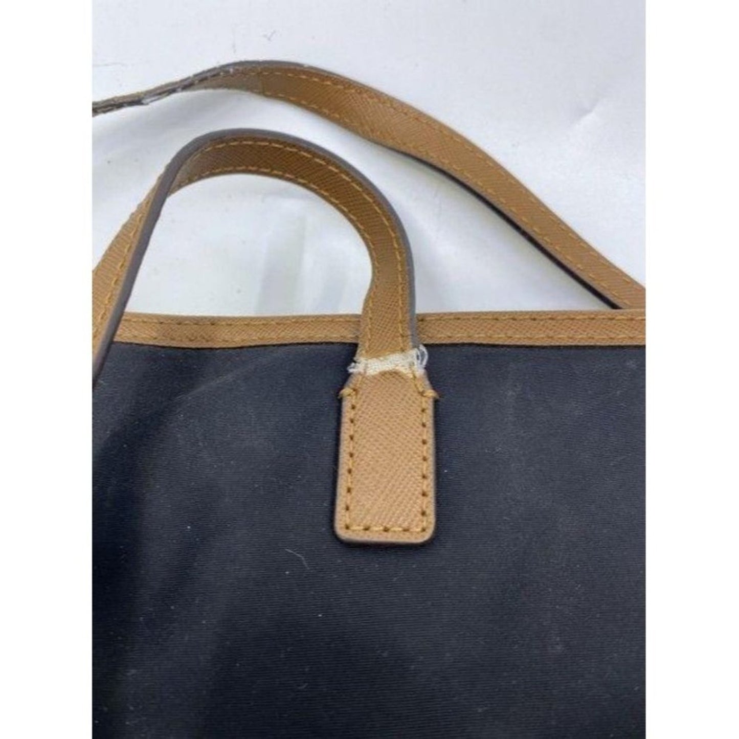 michael kors black fabric shoulder bag