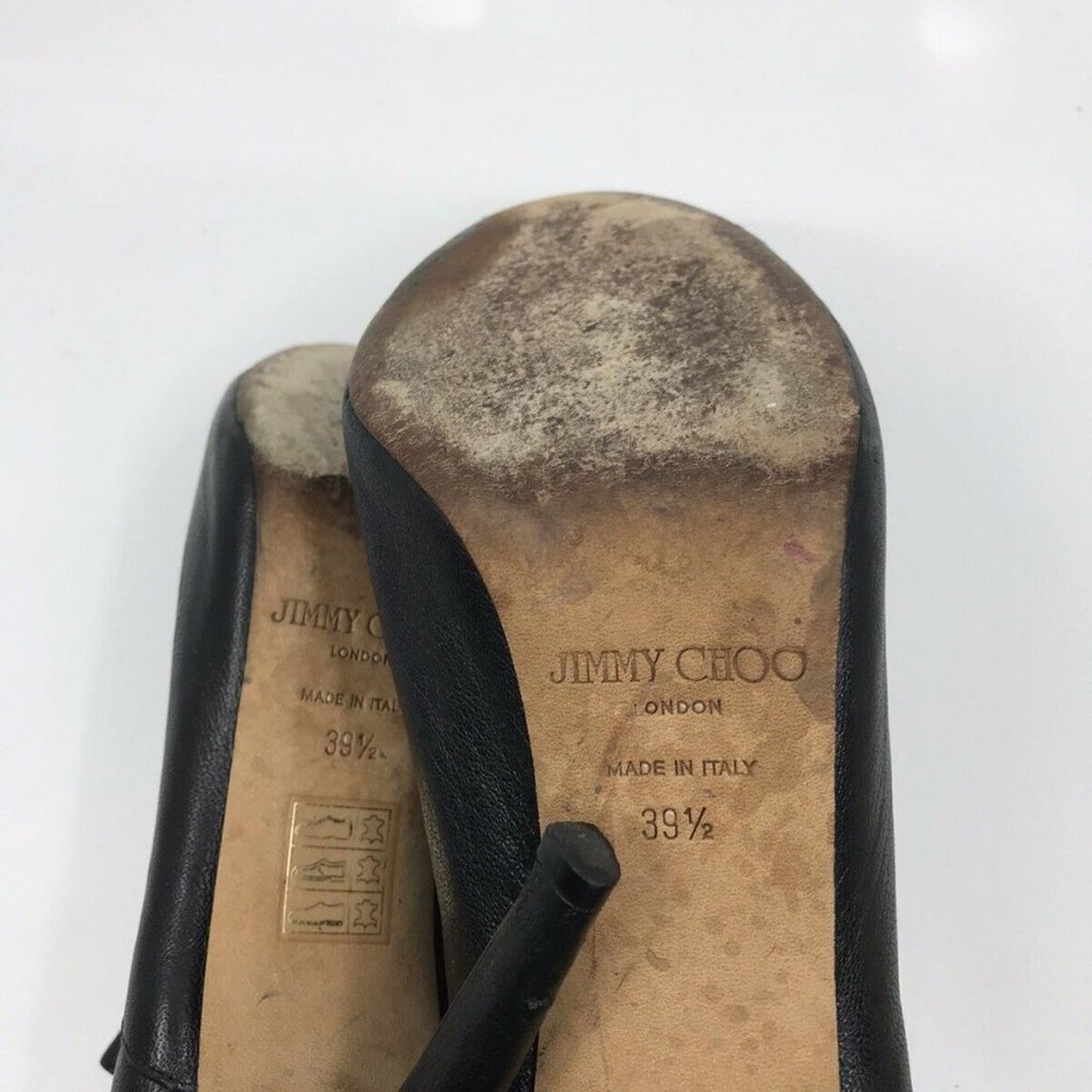 JIMMY CHOO Peep Toe Booties size 9.5