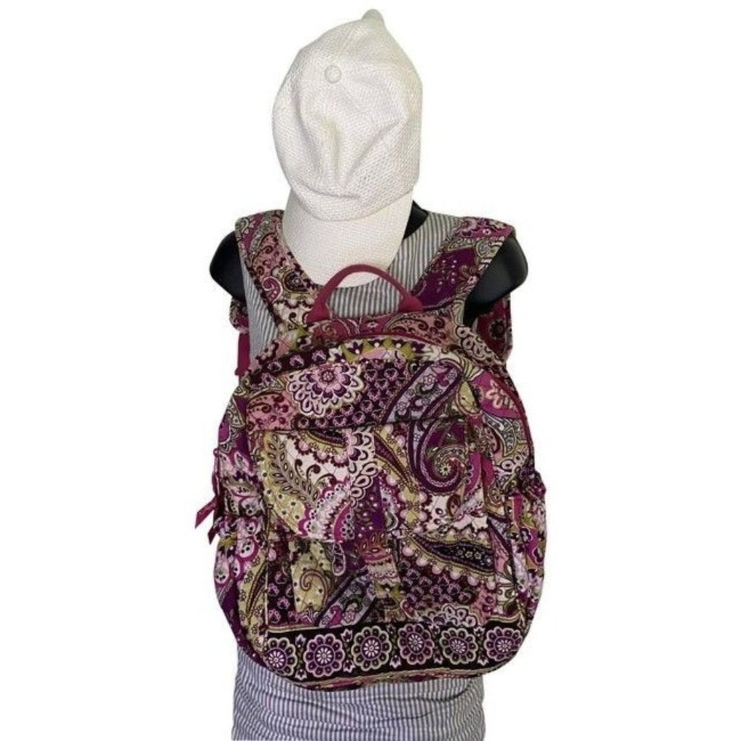 Vera Bradley Lightweight Multicolor Fabric Backpac