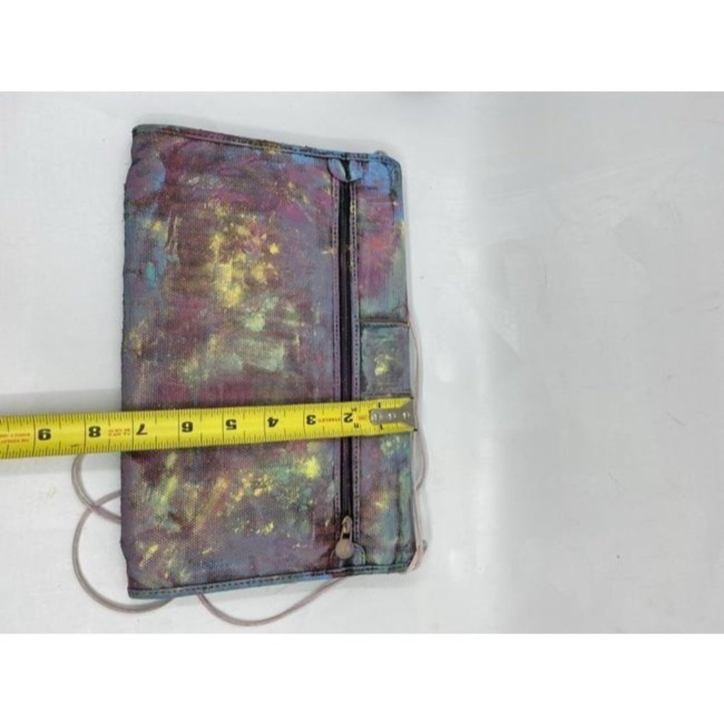 fendi customized multicolor canvas cross body bag