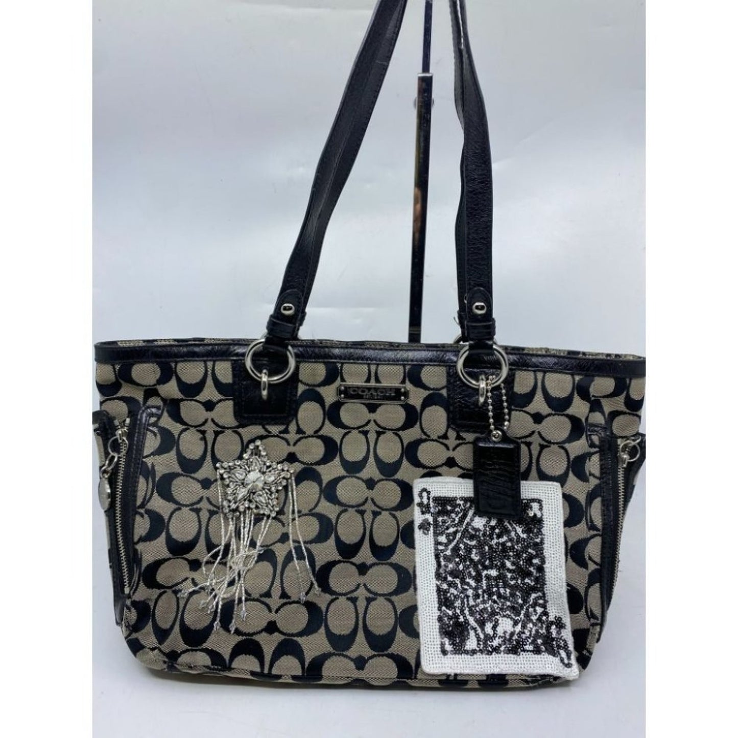 Coach Black Tote Bag Customized W/ embellishments4