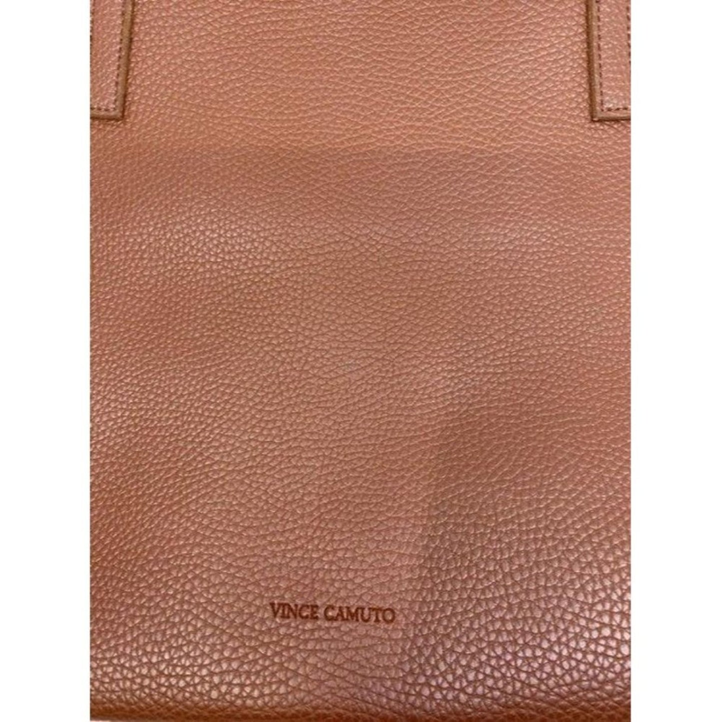 Vince Camuto msrp bronze leather shoulder bag