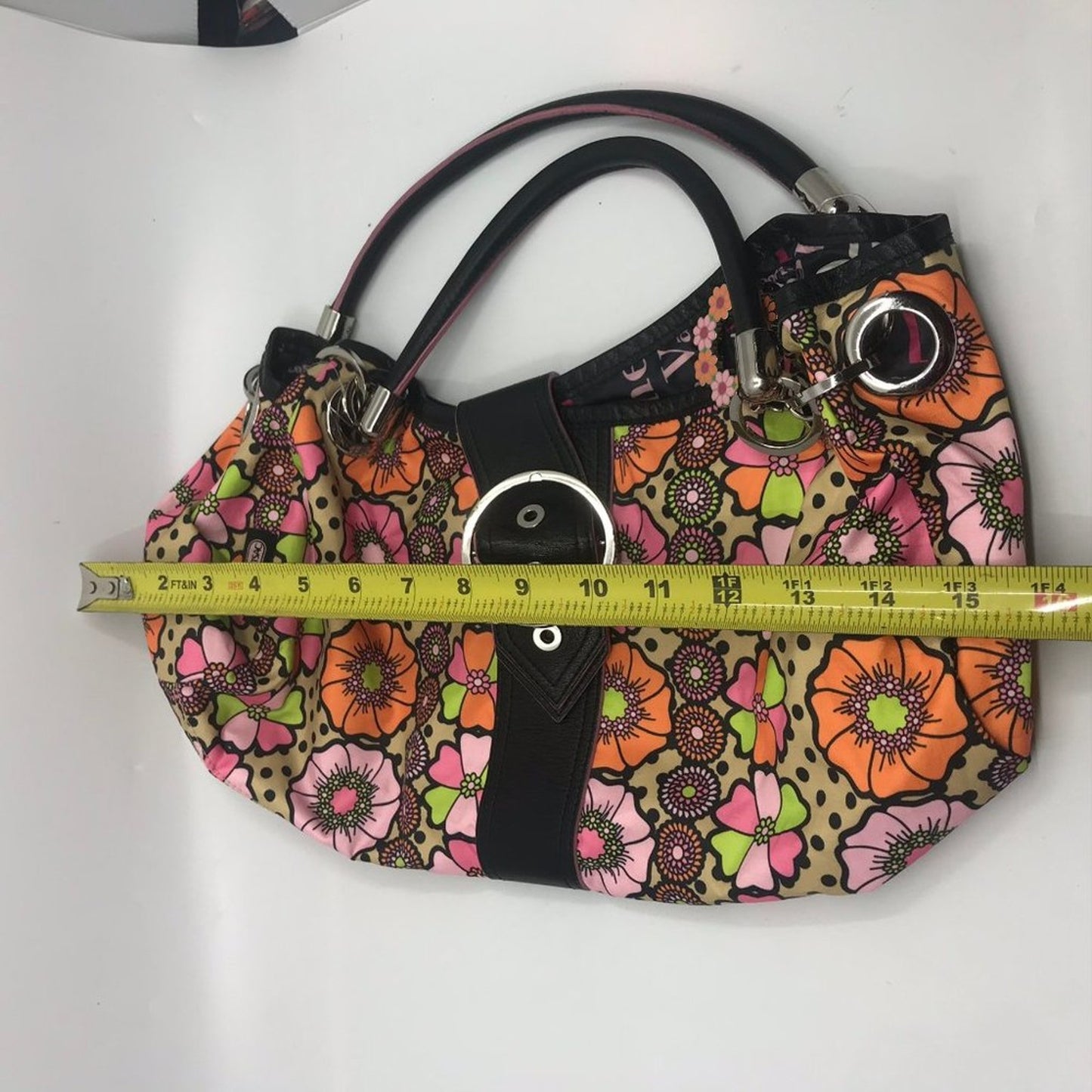 LeSportsac Multicolor Fabric Floral Design Handbag