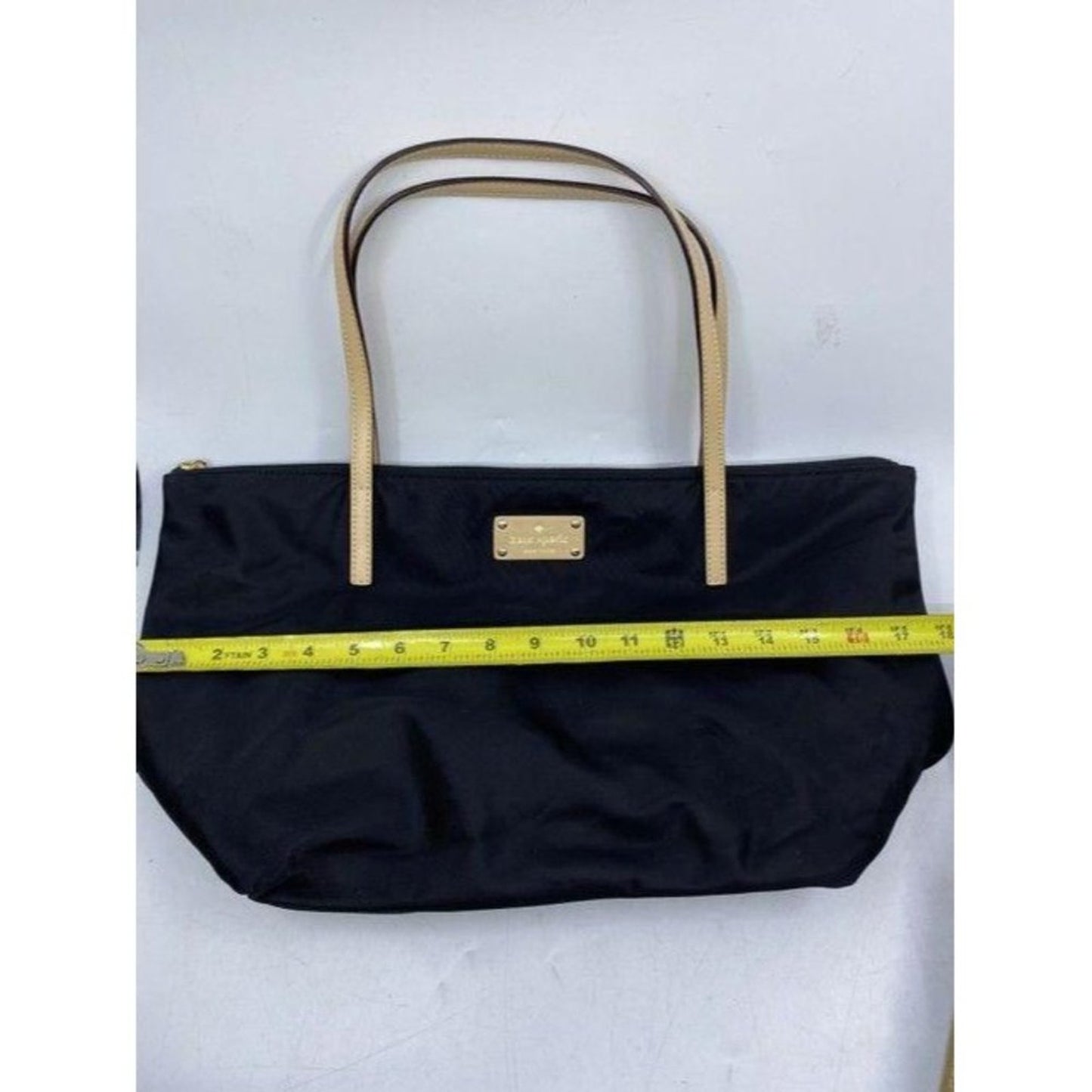 kate spade black nylon shoulder bag
