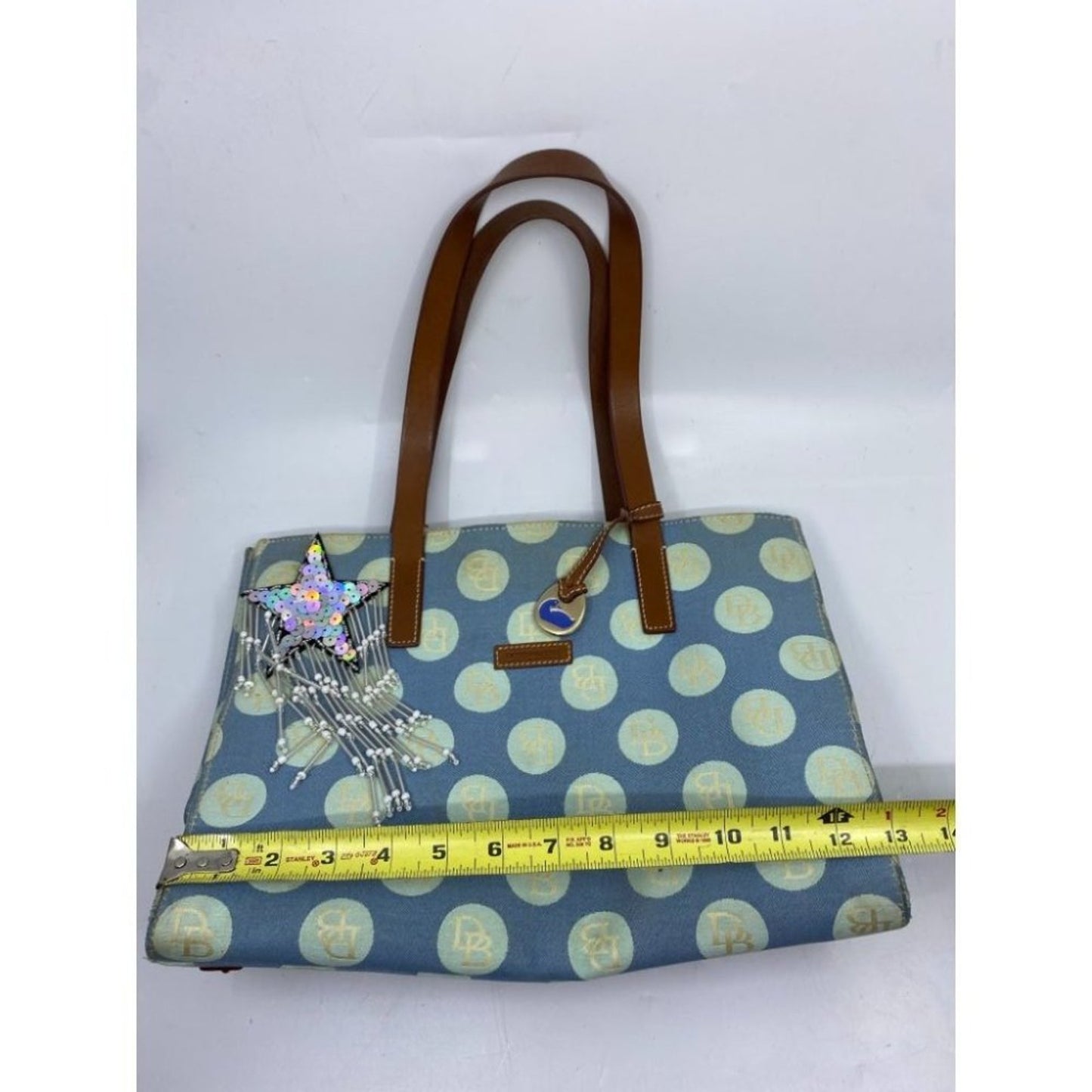 DOONEY & BOURKE Blue Brown Shoulder Bag Customized